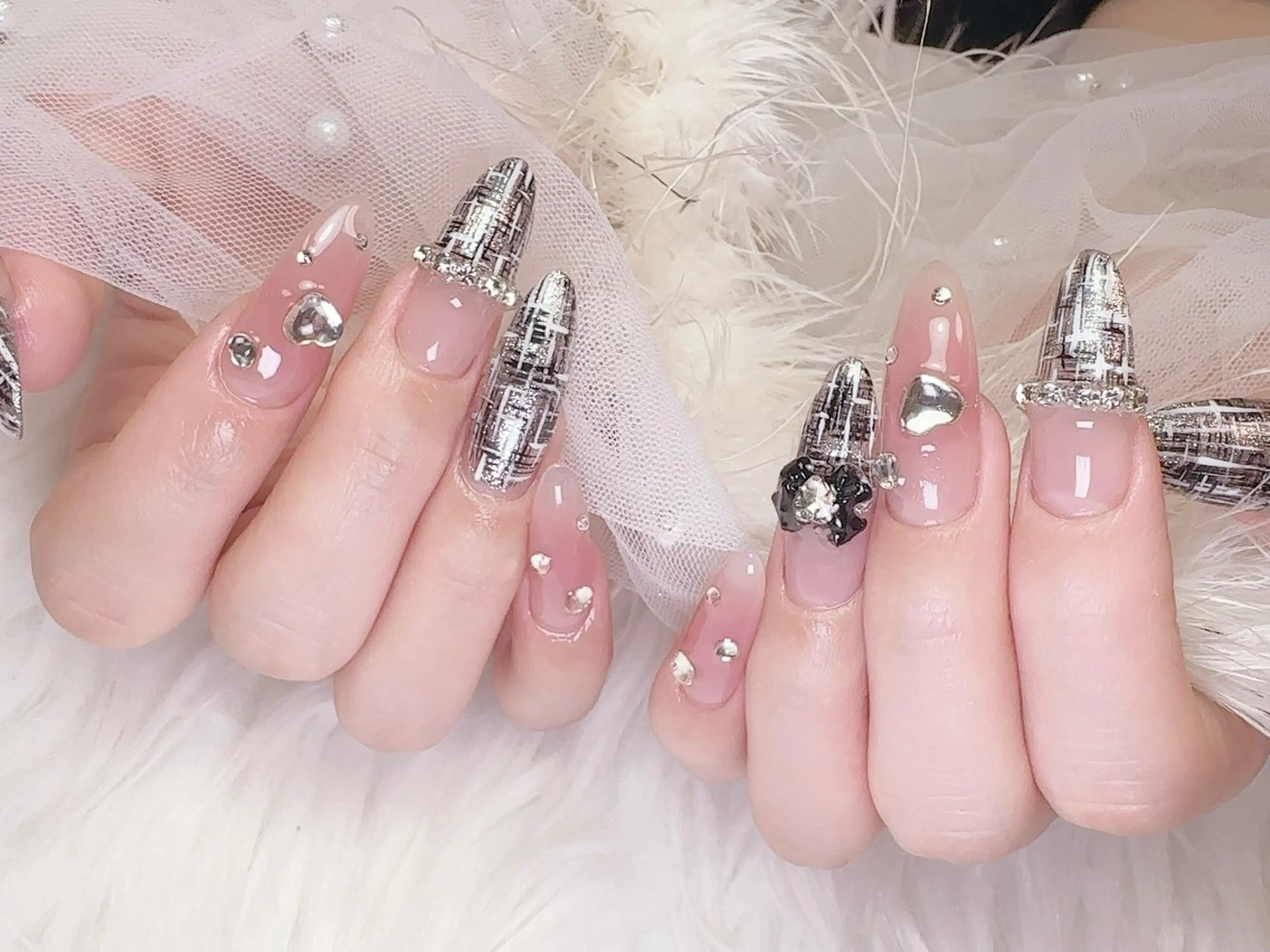 ネイル 成人式 長さ出し フットネイル フレンチネイル ジェルネイル ハンドネイル ハンドケア nail salon Feerieのネイルデザイン