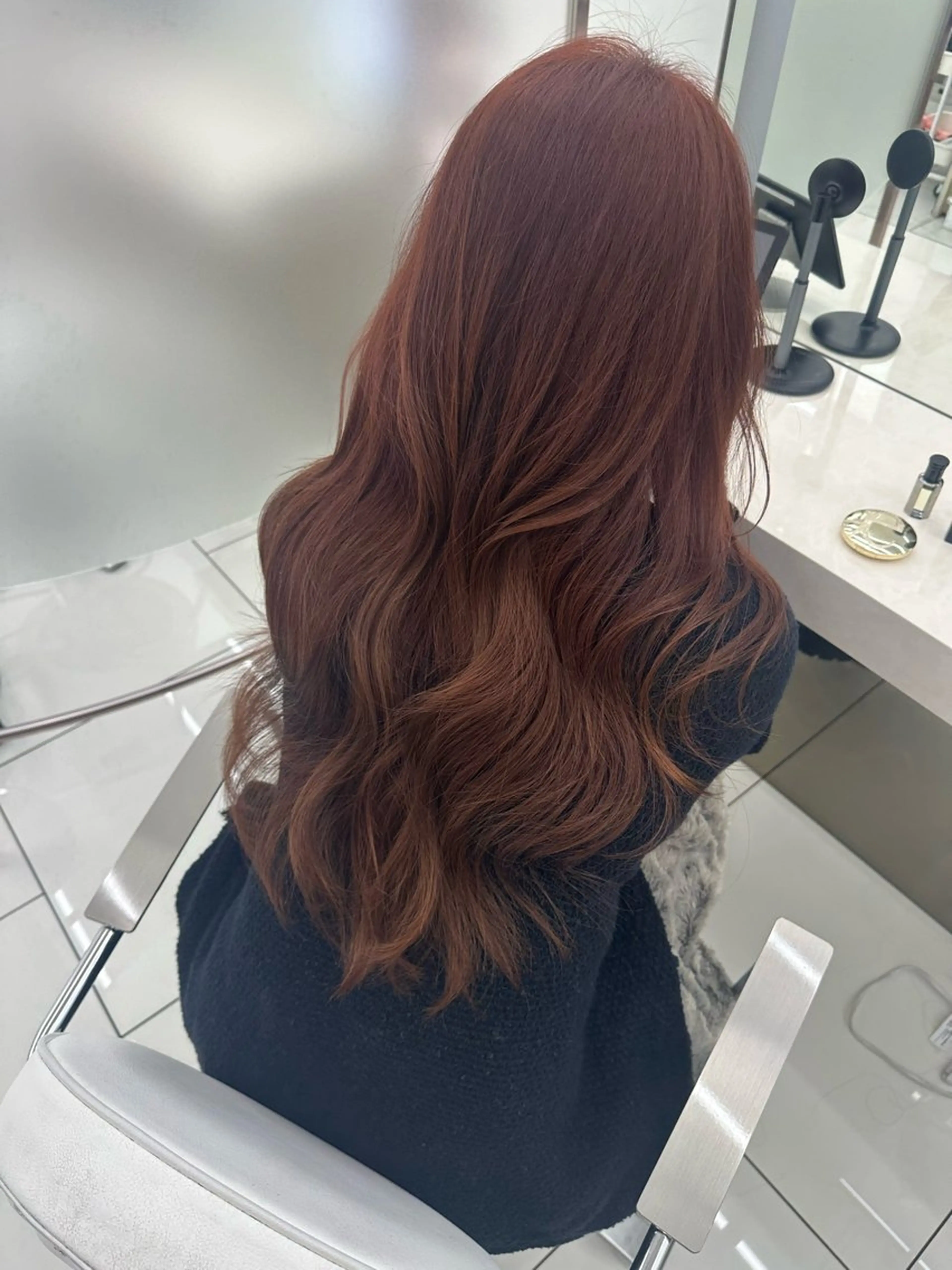 ロング カラー 透明感艶カラー /銀座/佐々木夏泉のヘアスタイル