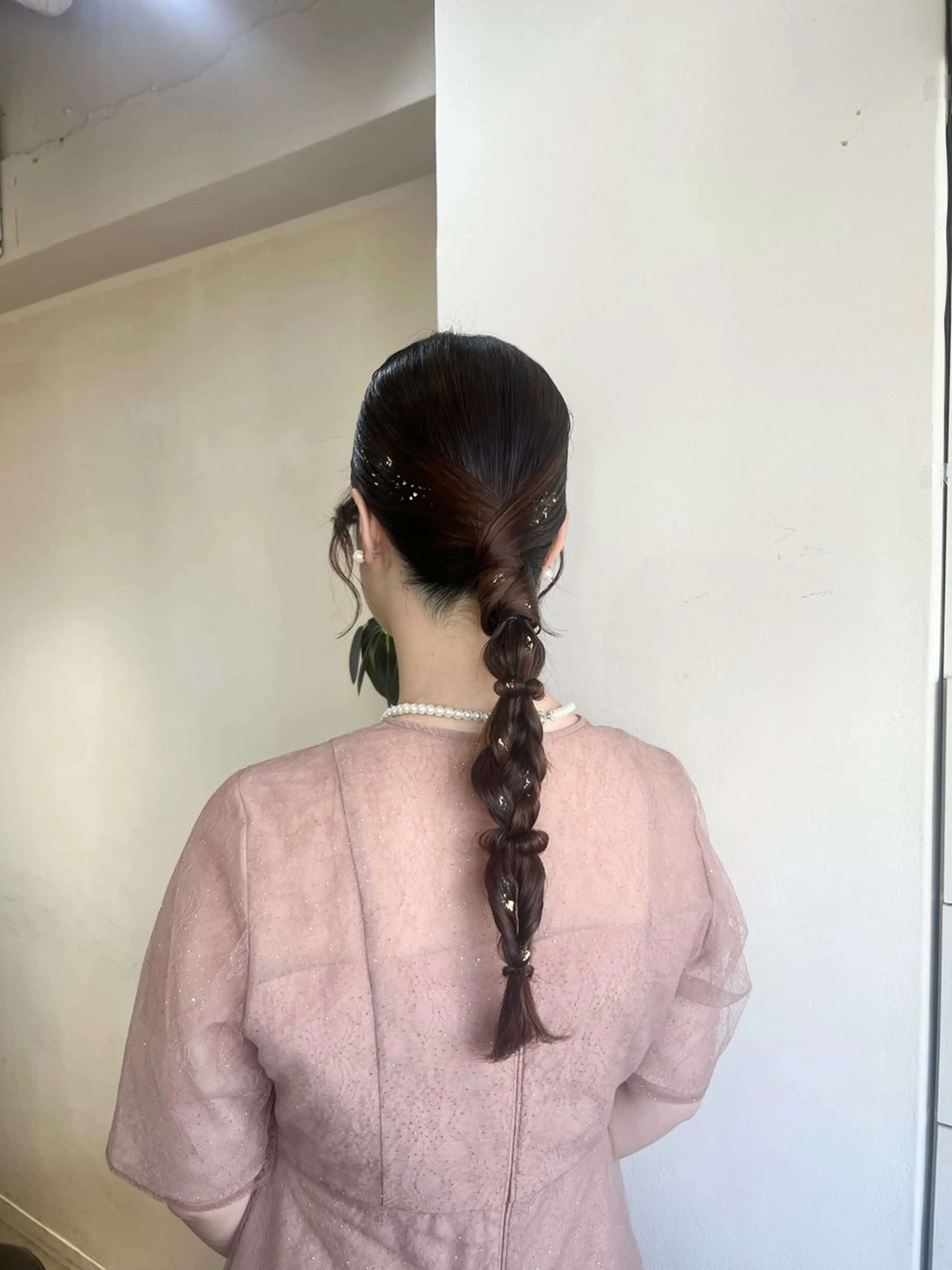 ロング 塩川ももこ/ 縮毛矯正/ヘアセットのヘアスタイル