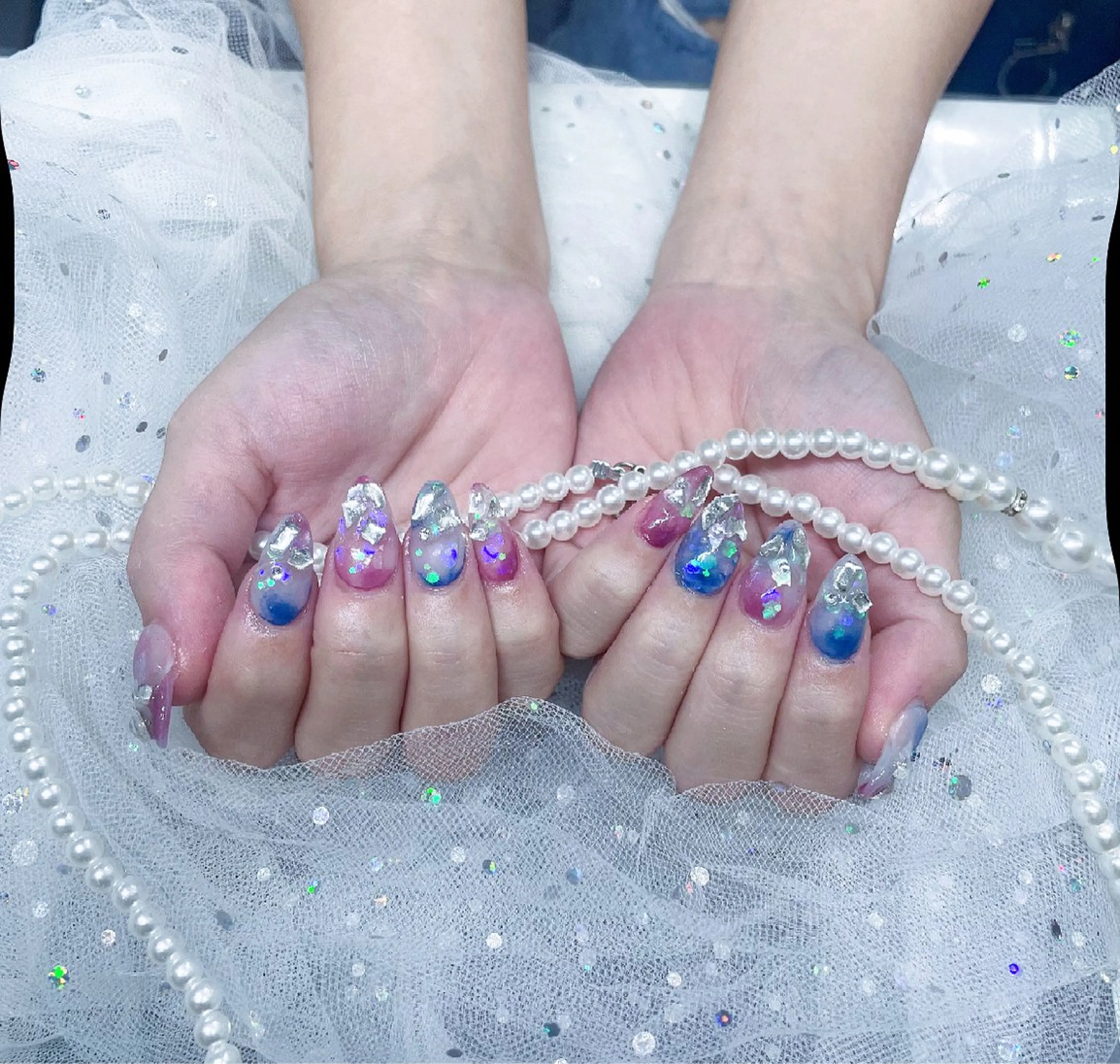 ネイル スカルプネイル ベスティオーラ/小竹 花香のネイルデザイン