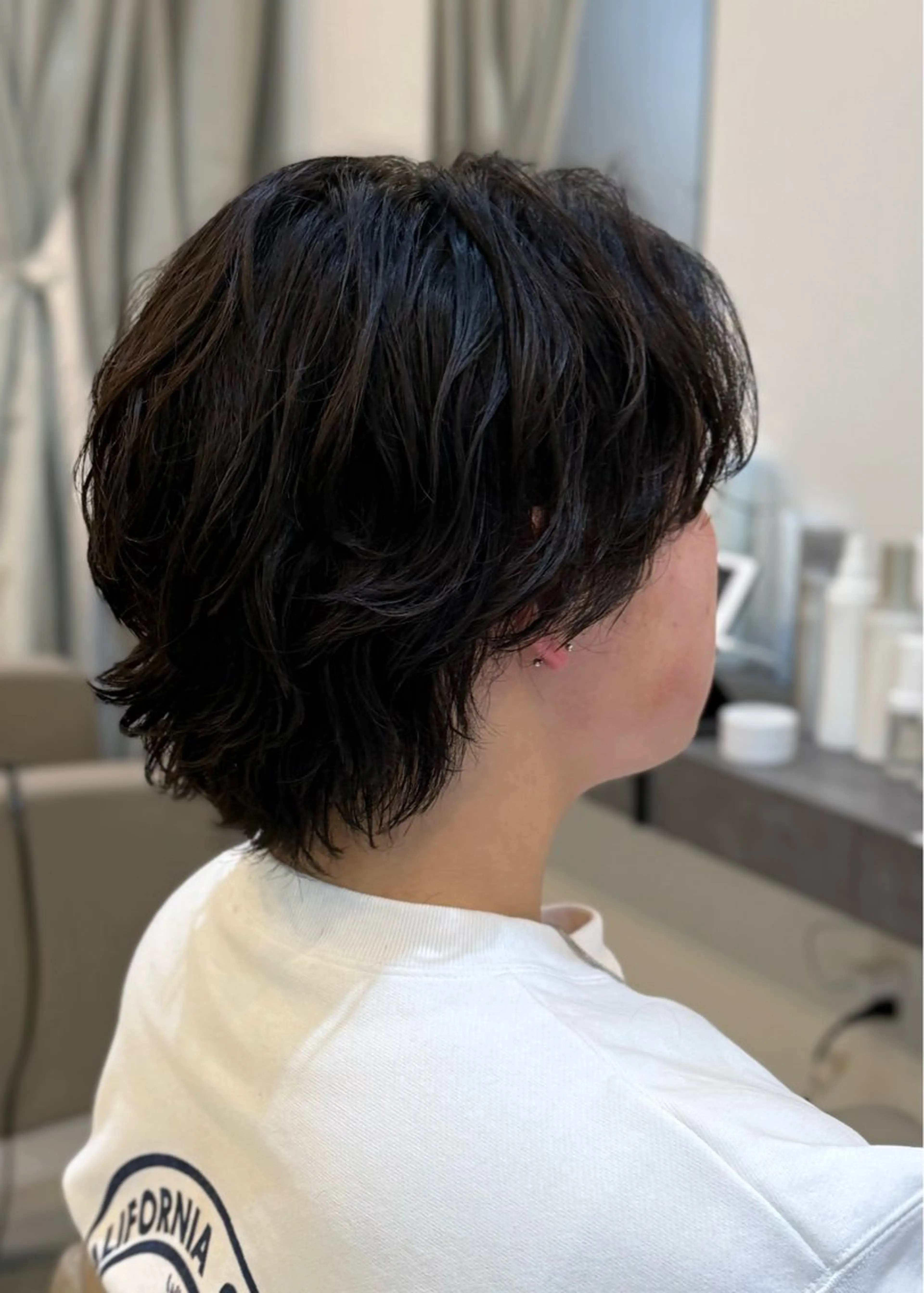 ショート パーマ メンズ men's  by  cocoterrace所属・込山 来実 | メンズのヘアスタイル