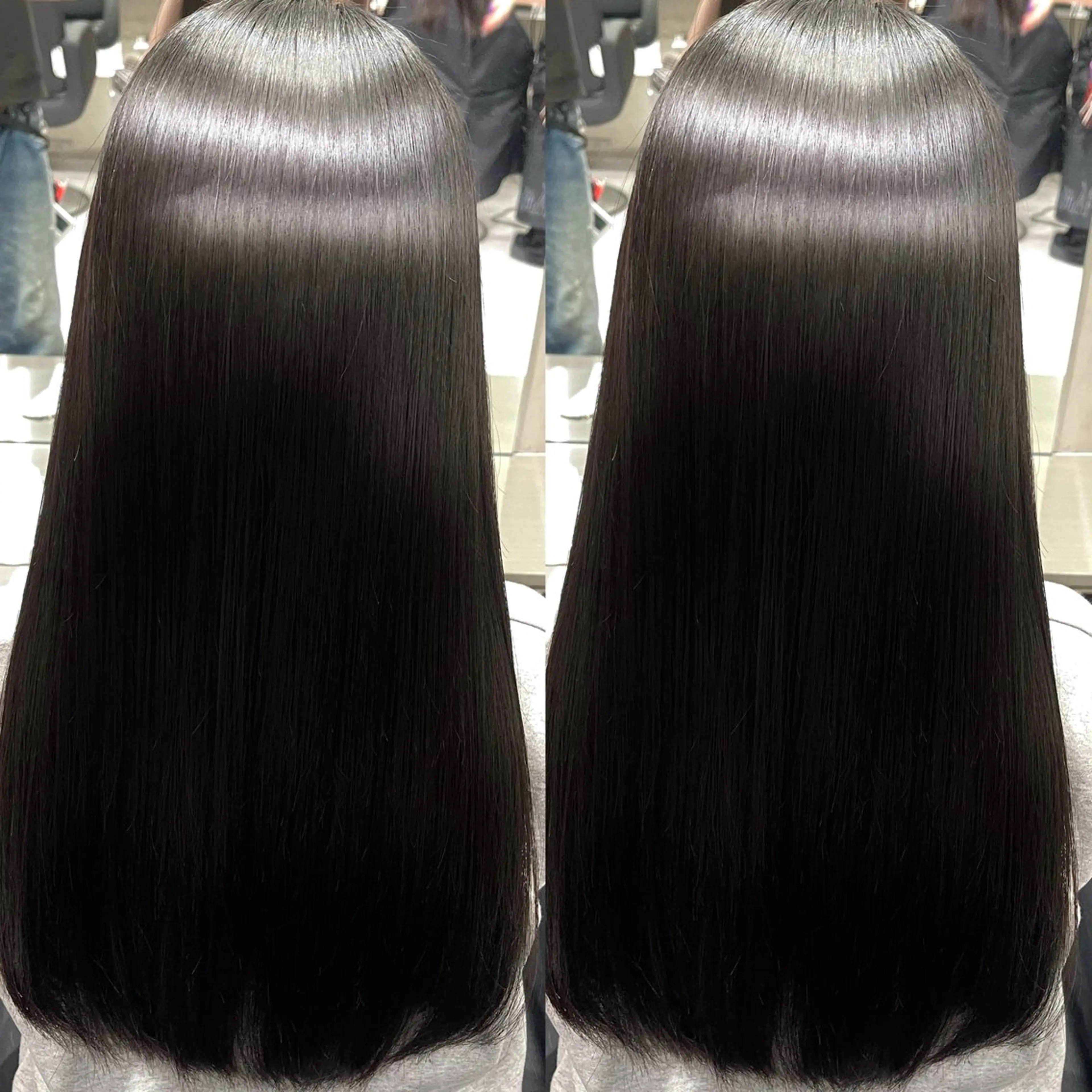ロング カット 縮毛矯正 トリートメント 神戸三宮/縮毛矯正/ 髪質改善/北郷のヘアスタイル