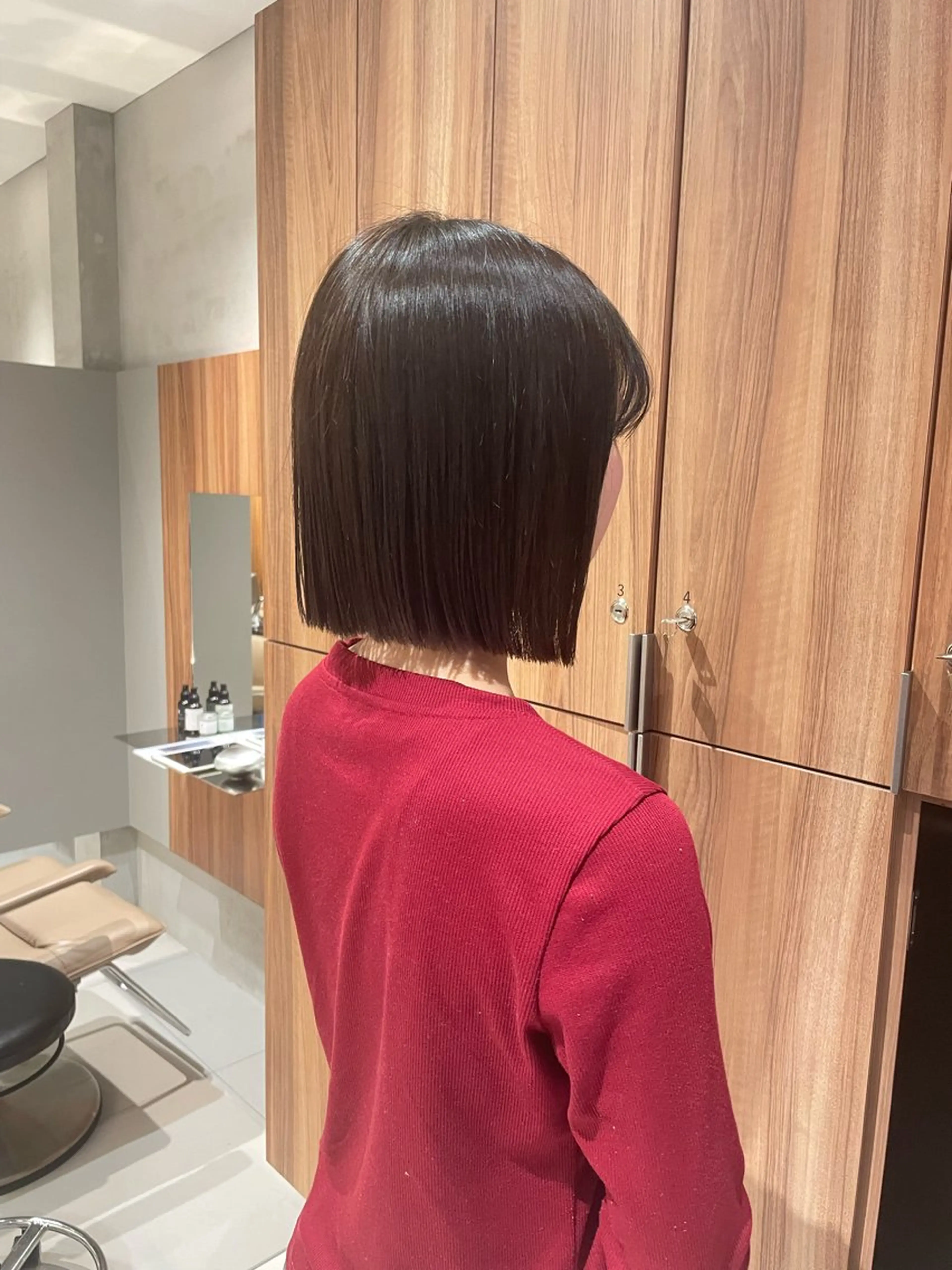 ミディアム 縮毛矯正 RIN⌇ メンズ⌇ 艶カラー🌙のヘアスタイル