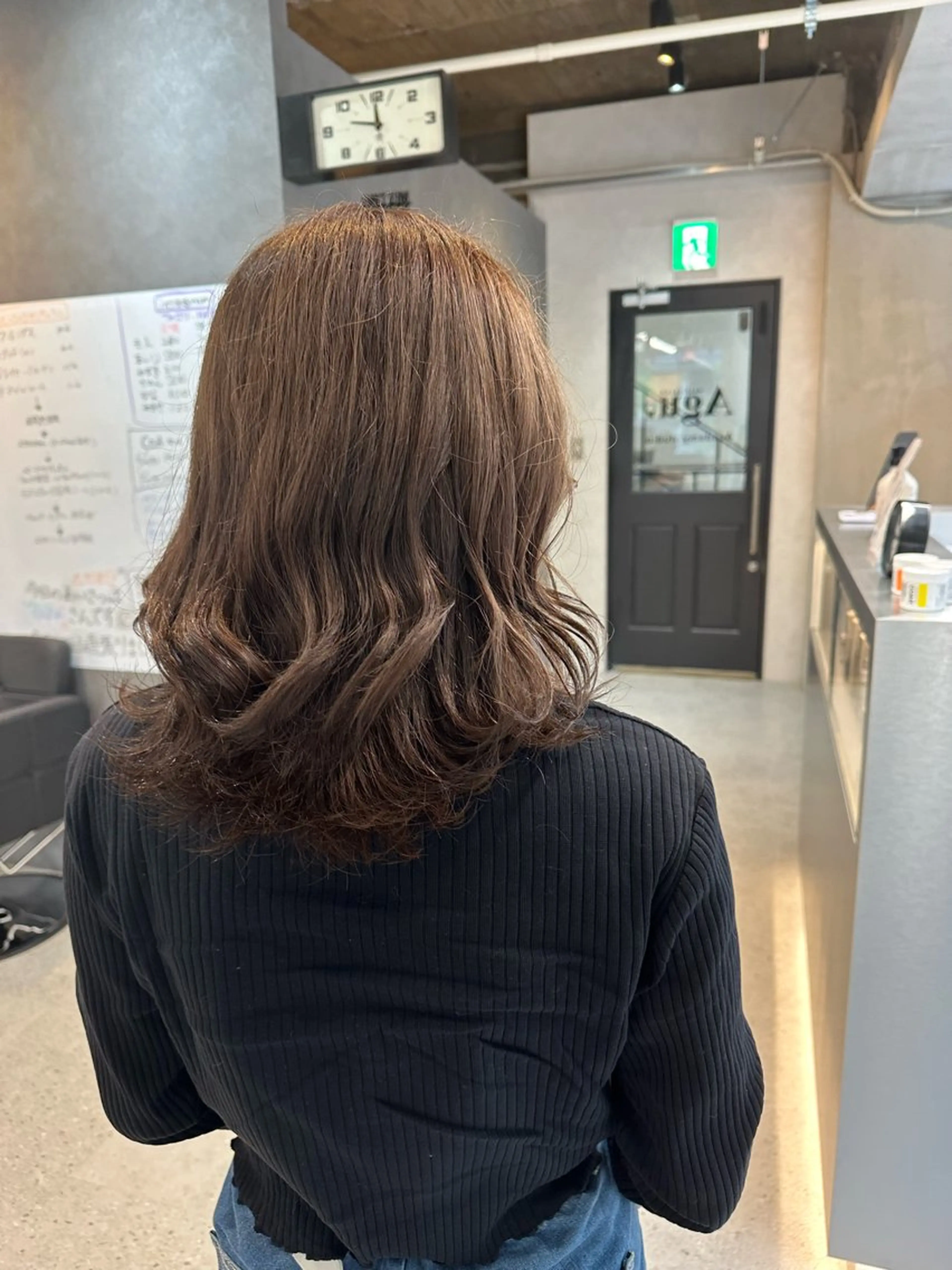 ミディアム カラー ヘアアレンジ メンズモデル募集中 <石川愛莉>のヘアスタイル