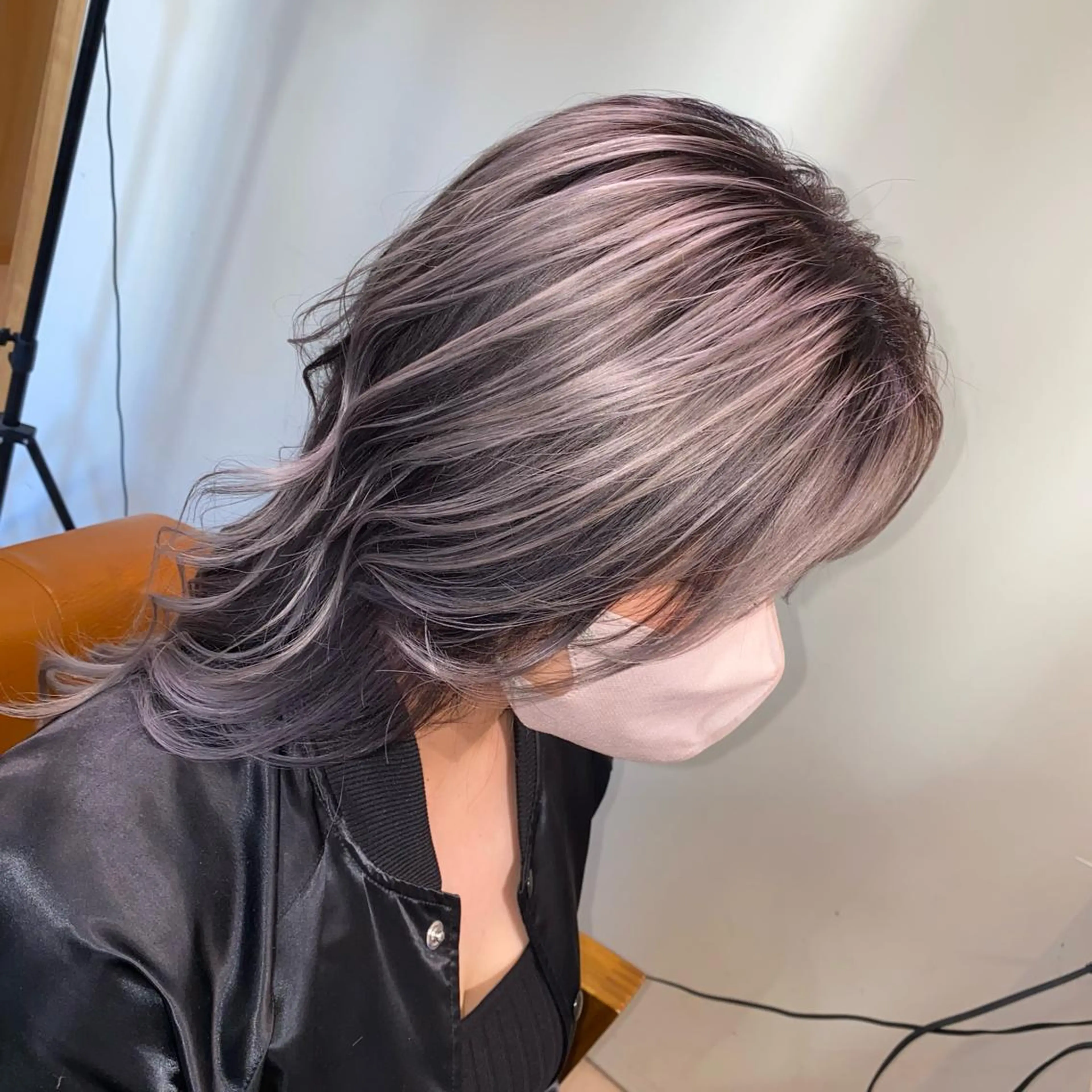 セミロング カラー RIRŪA所属・プルシールエクステ ちゃきのヘアスタイル