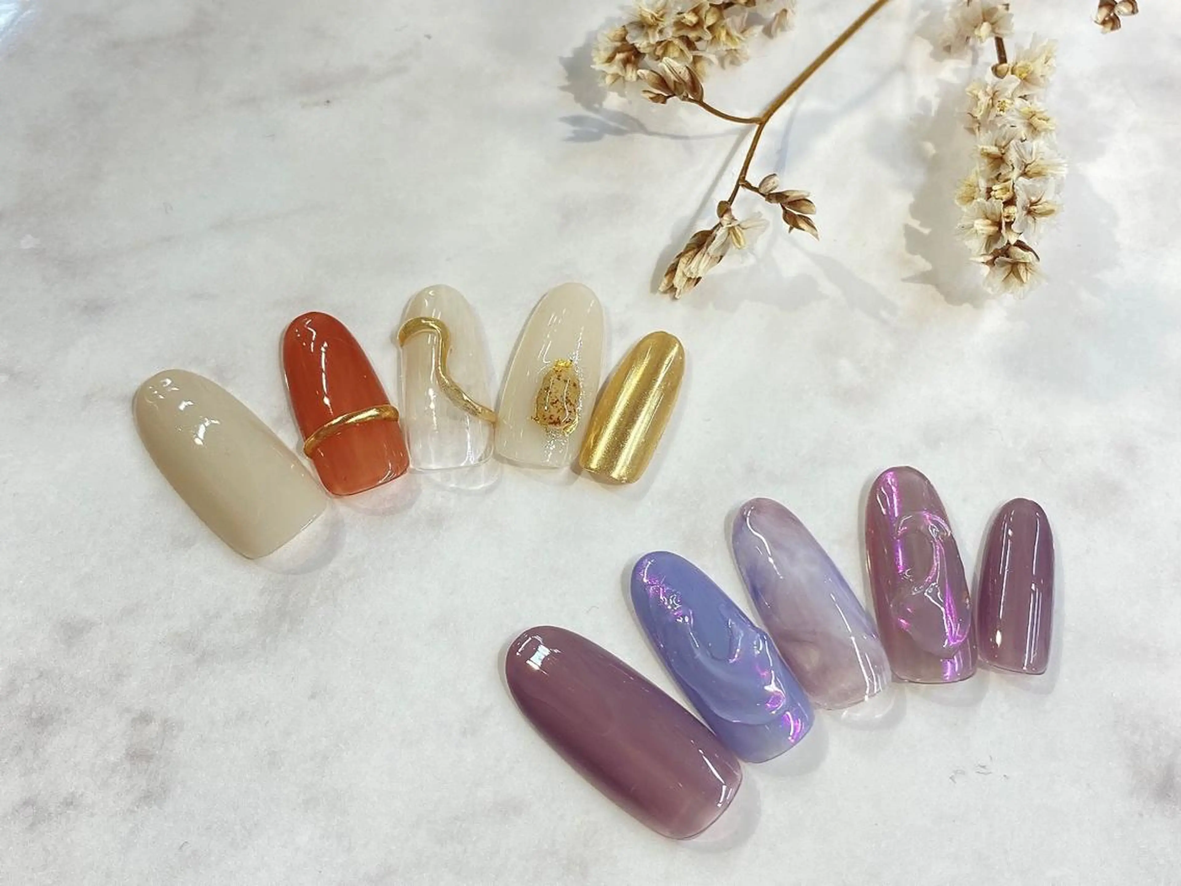 ネイル ハンドネイル purple hair design所属・Sumi Tomoのネイルデザイン