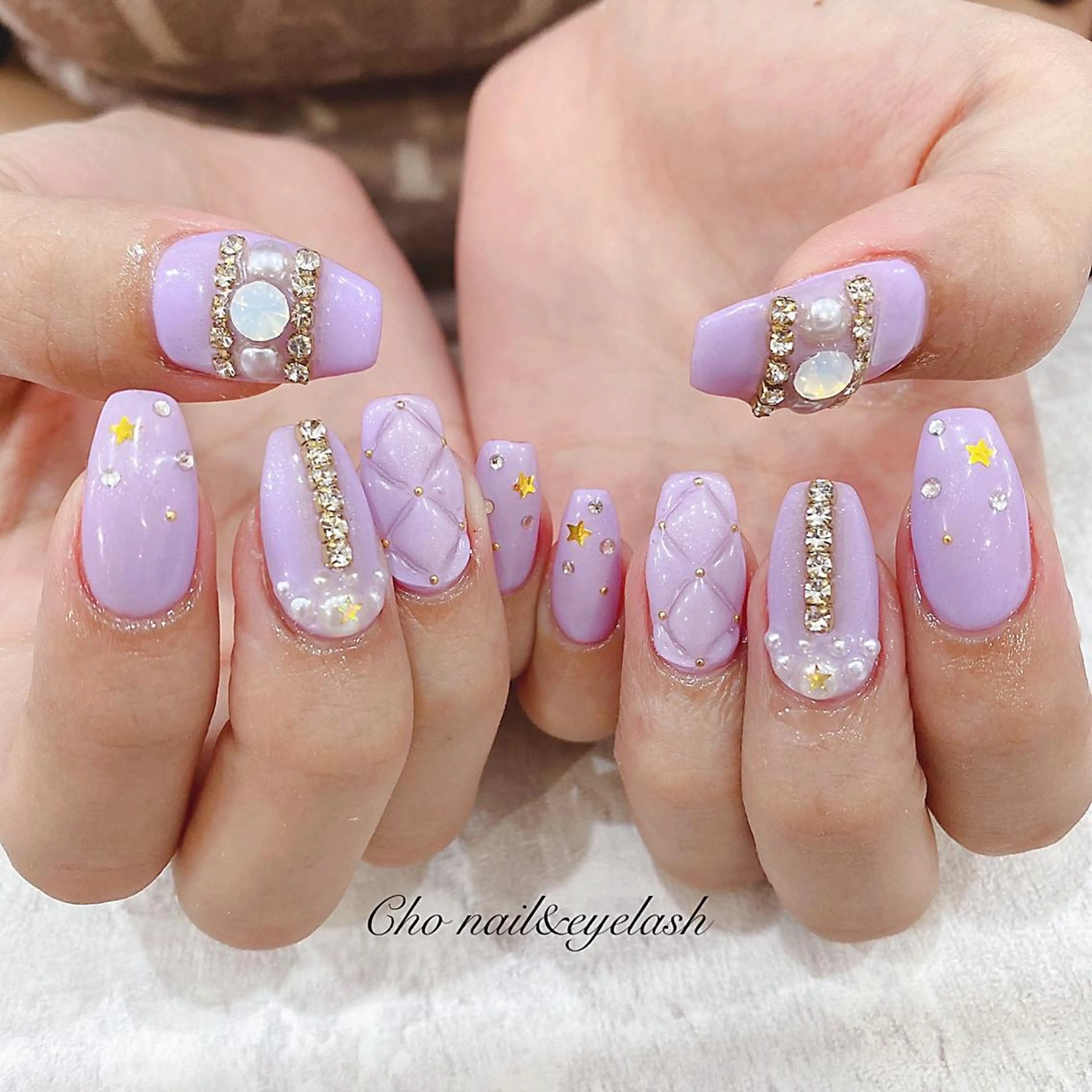 ミディアム ネイル cho nailのネイルデザイン
