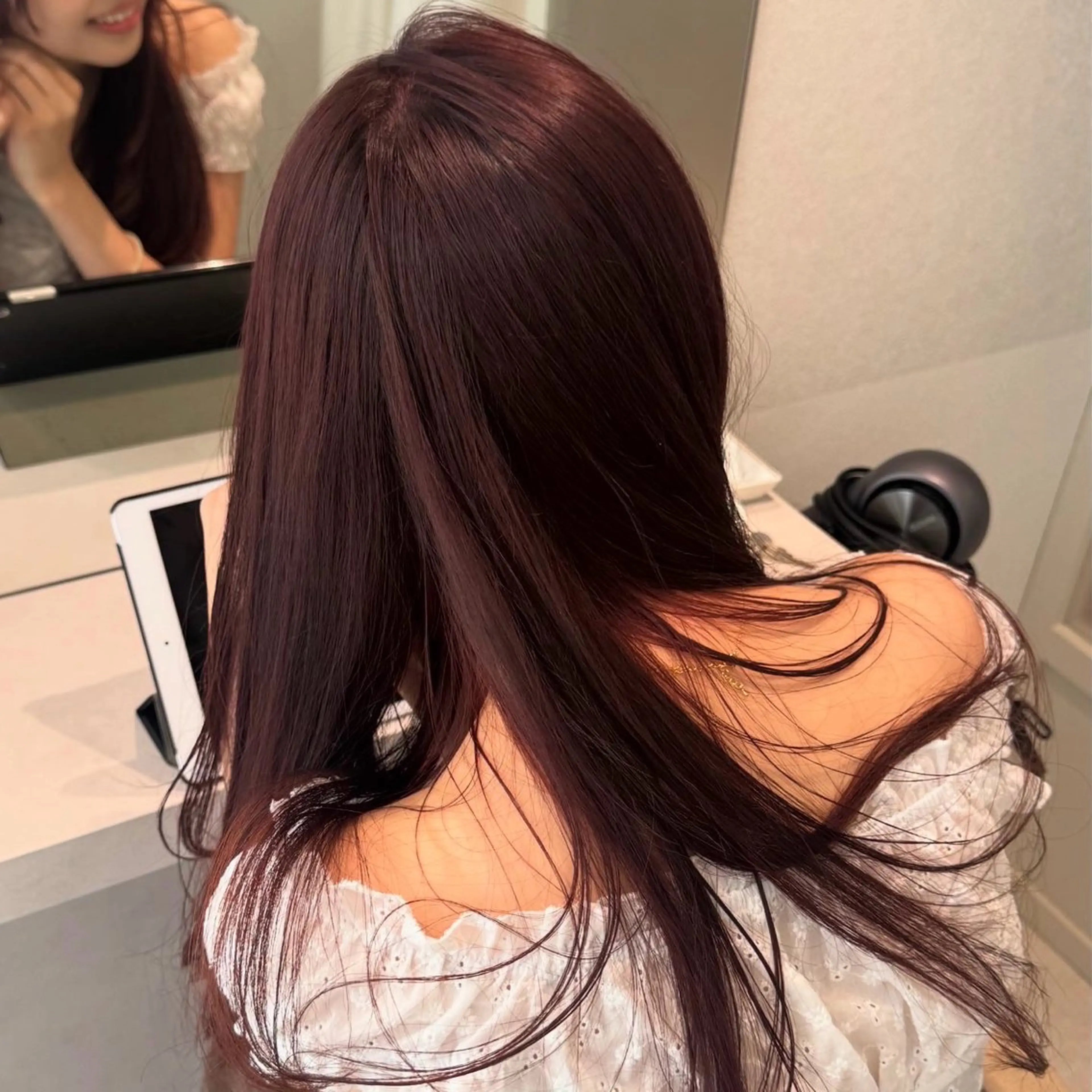 ロング ヘアカラー トリートメント EMANON国分寺所属・透明感🍨レイヤー ヘアセット/miyuのヘアスタイル
