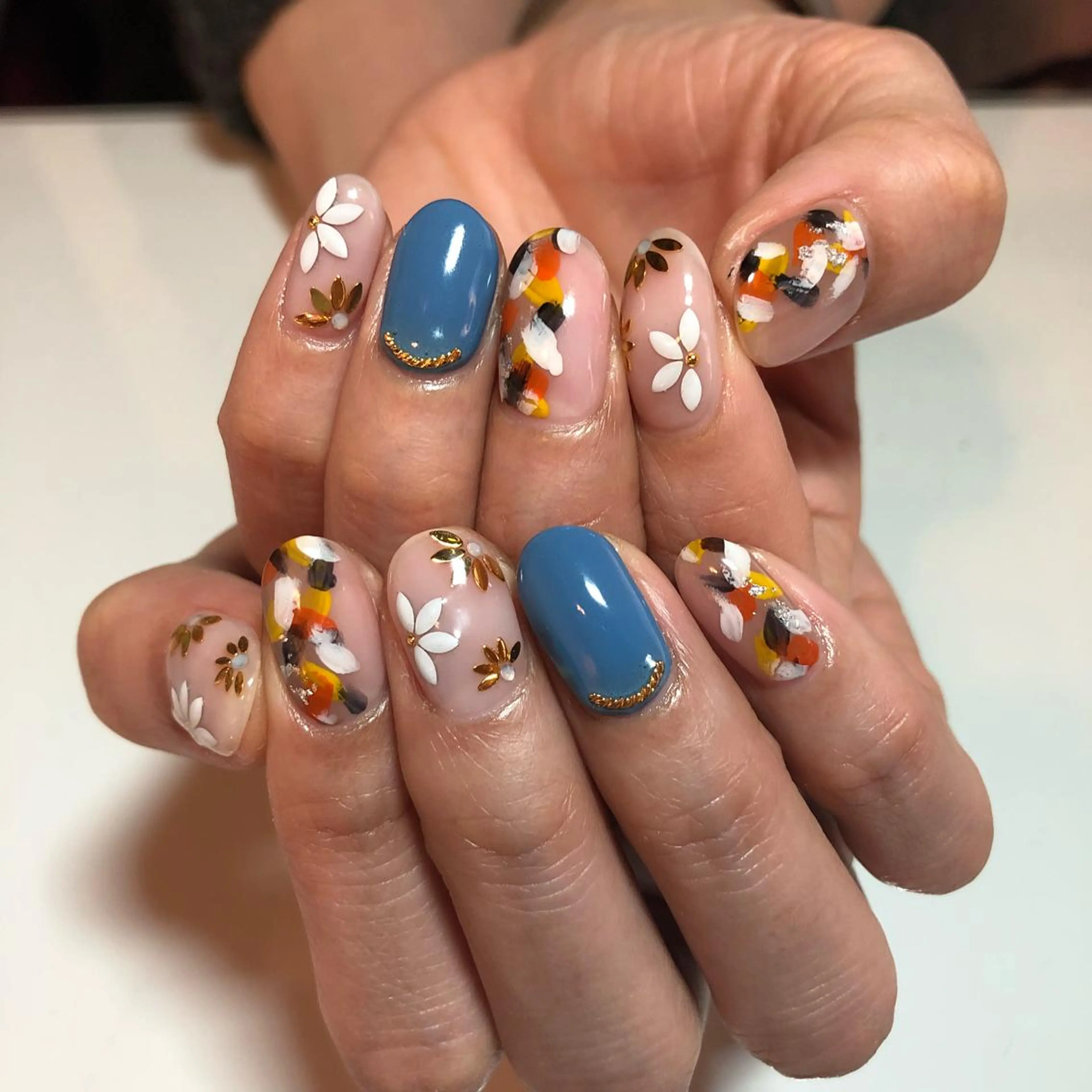 ネイル フラワーネイル g-up nail所属・米田 律子のネイルデザイン