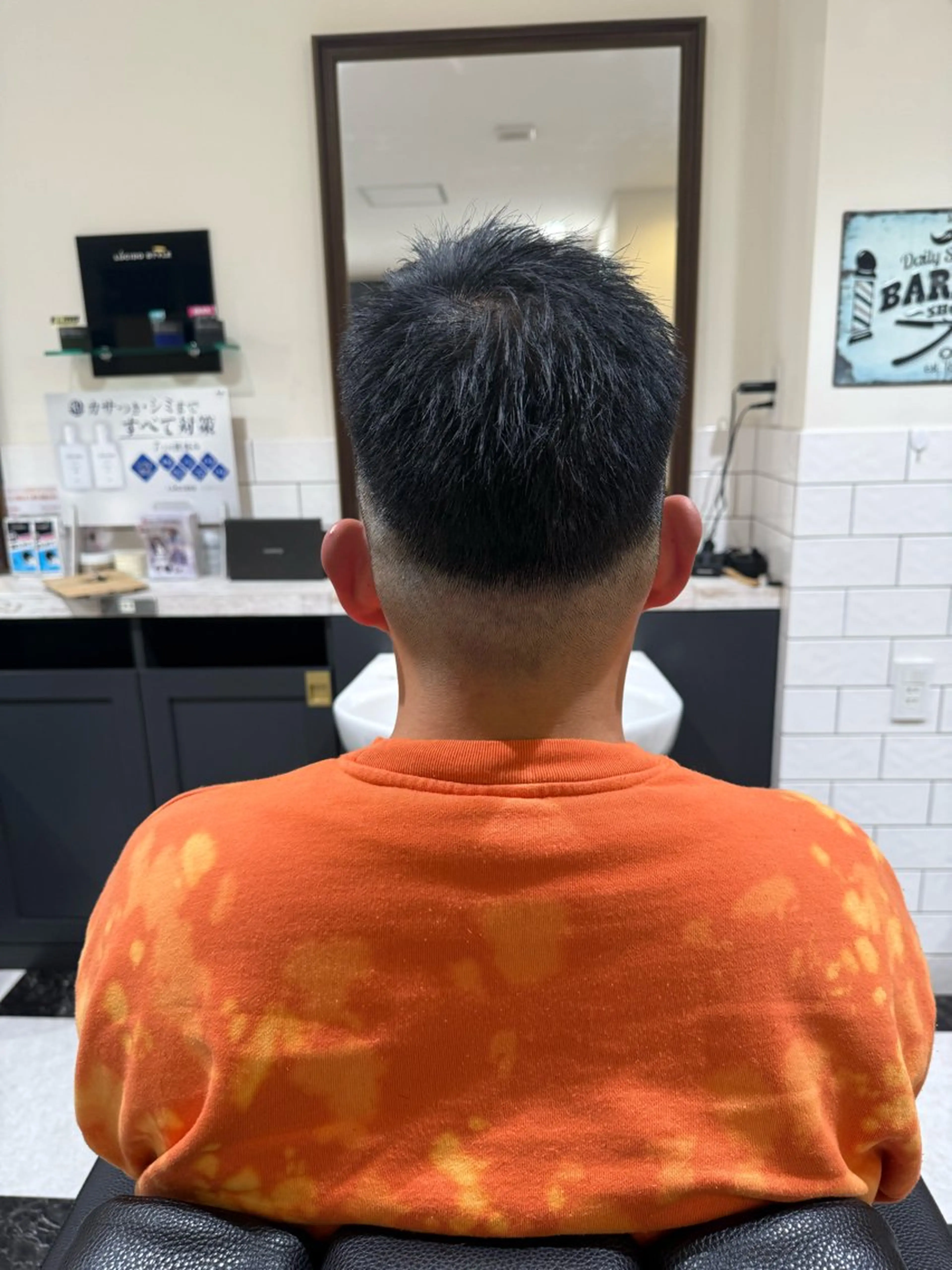 ショート メンズ カット 似合わせカットパーマ 長峯丈士のヘアスタイル