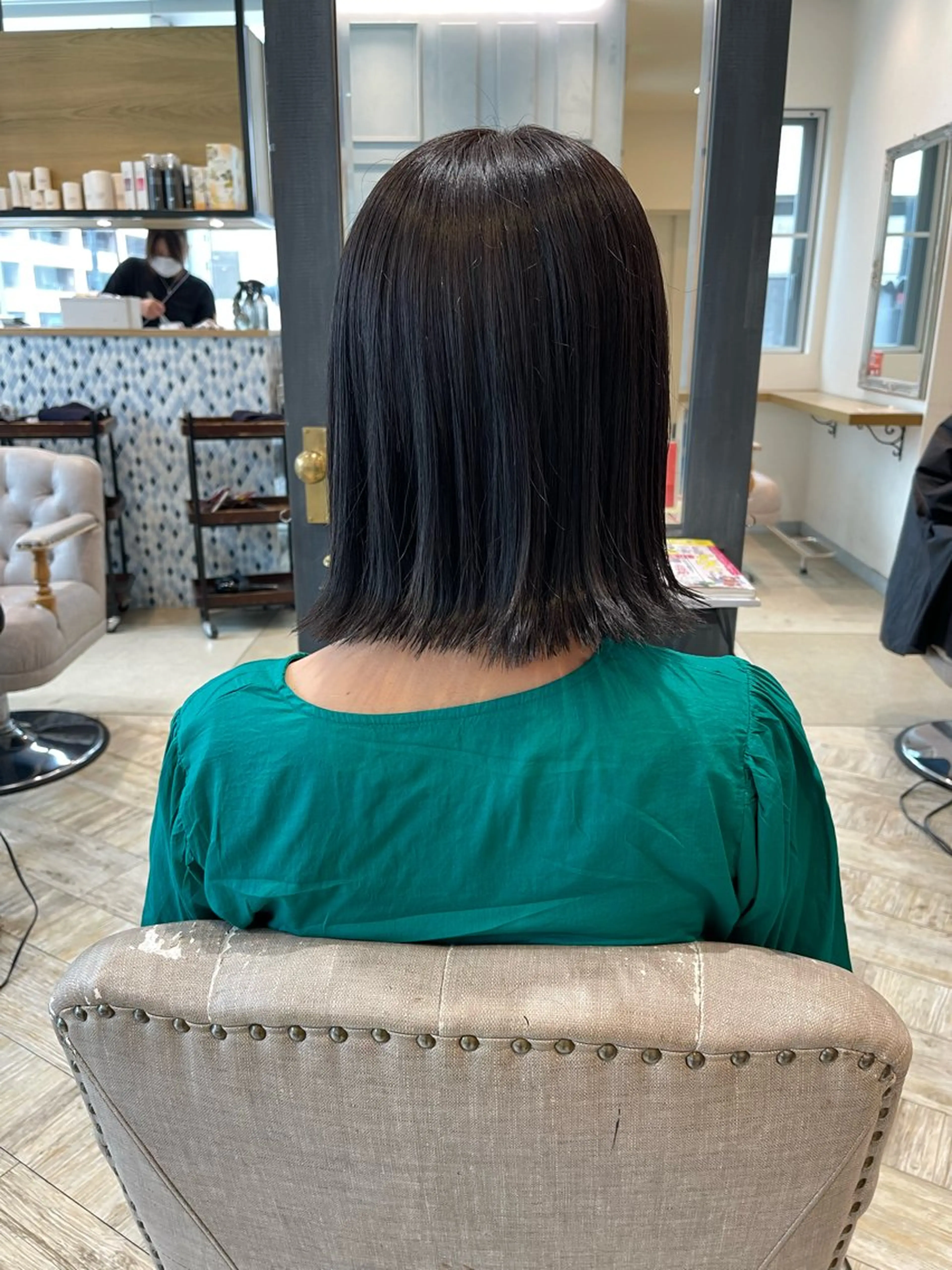 ミディアム ヘアカラー トリートメント ショート/ボブ アンドウ☺︎のヘアスタイル