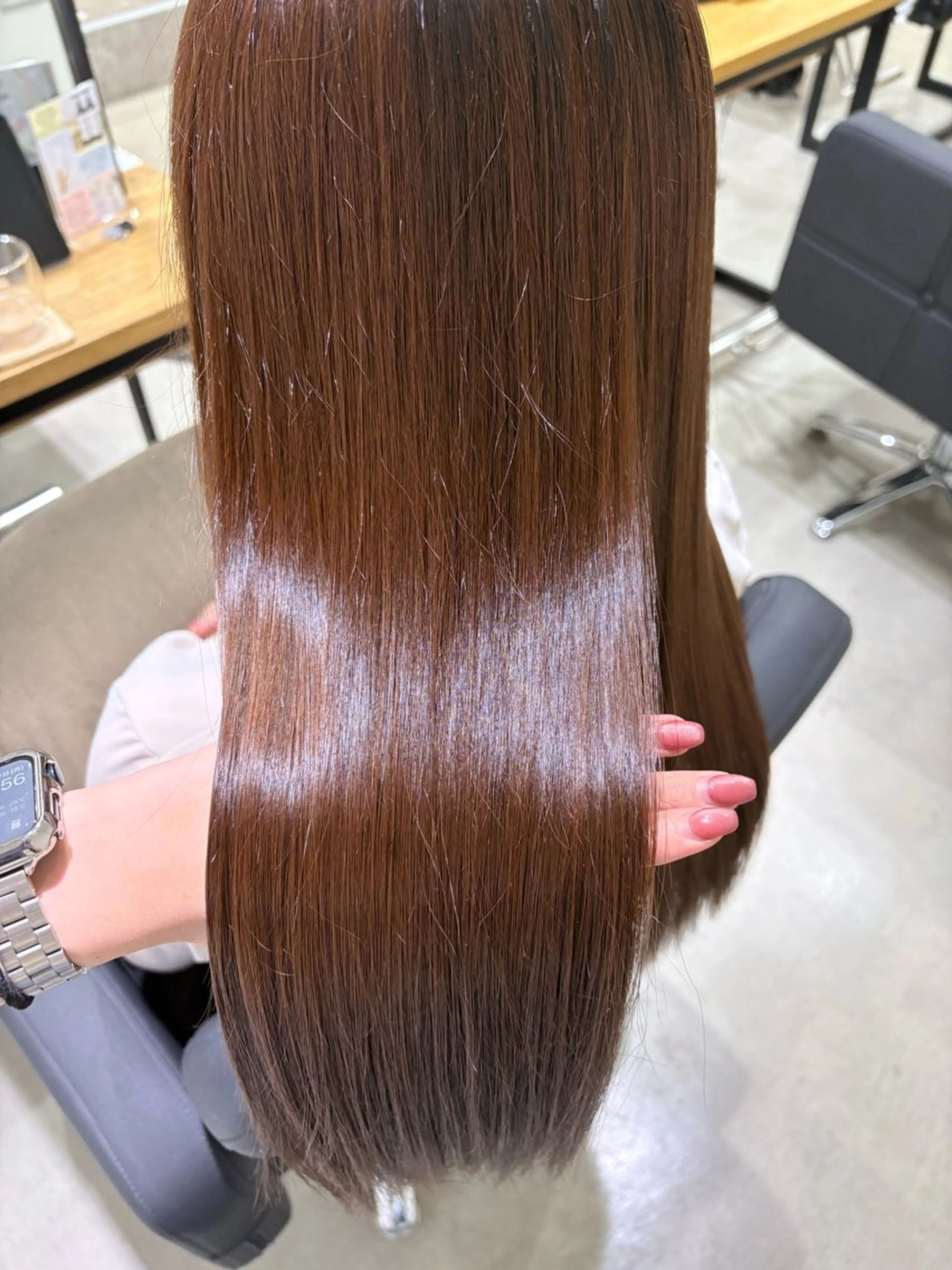 縮毛矯正 anB アオイのヘアスタイル