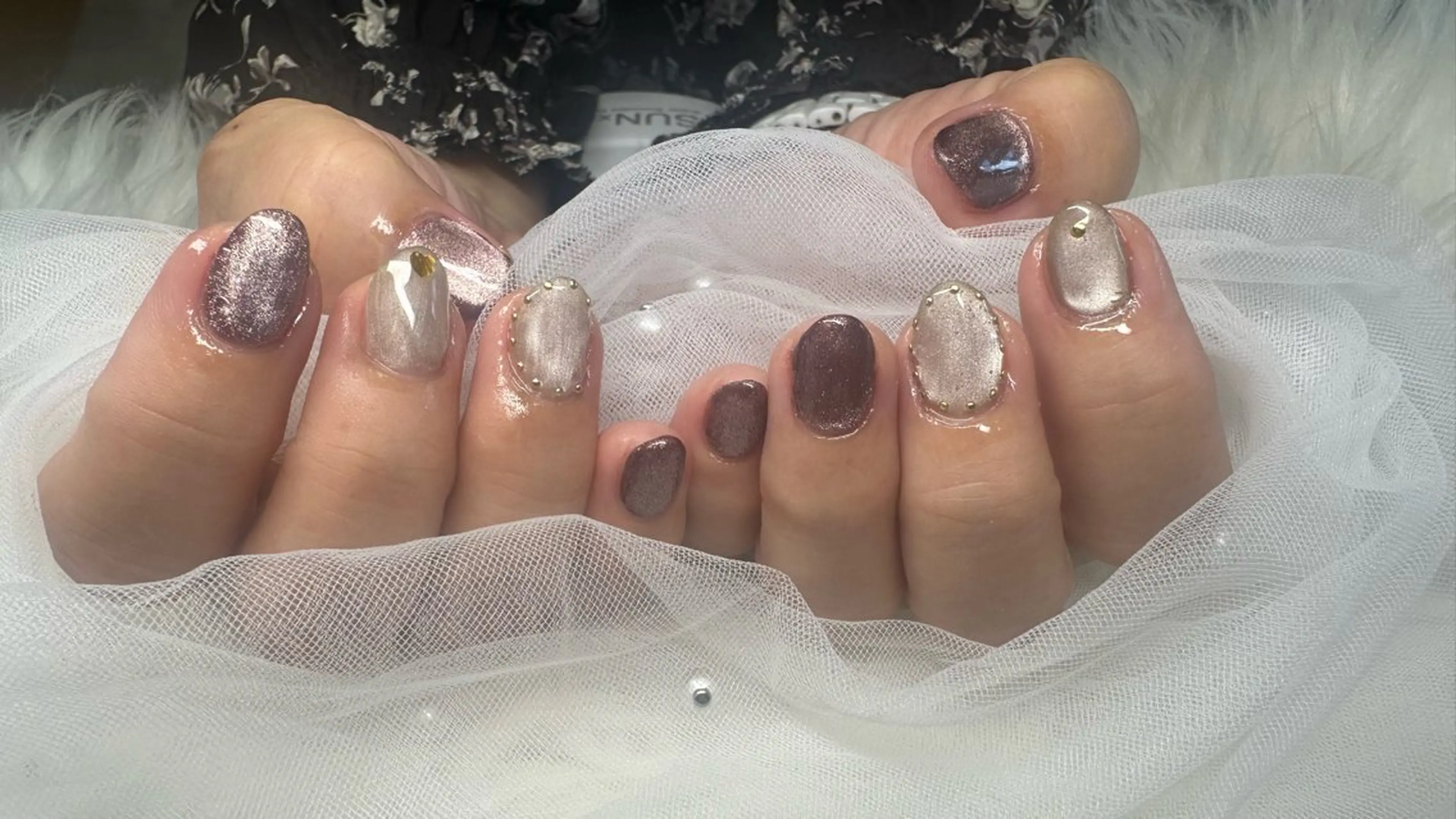 ネイル 持ち込み ハンドネイル Rave所属・touma Rinaのネイルデザイン