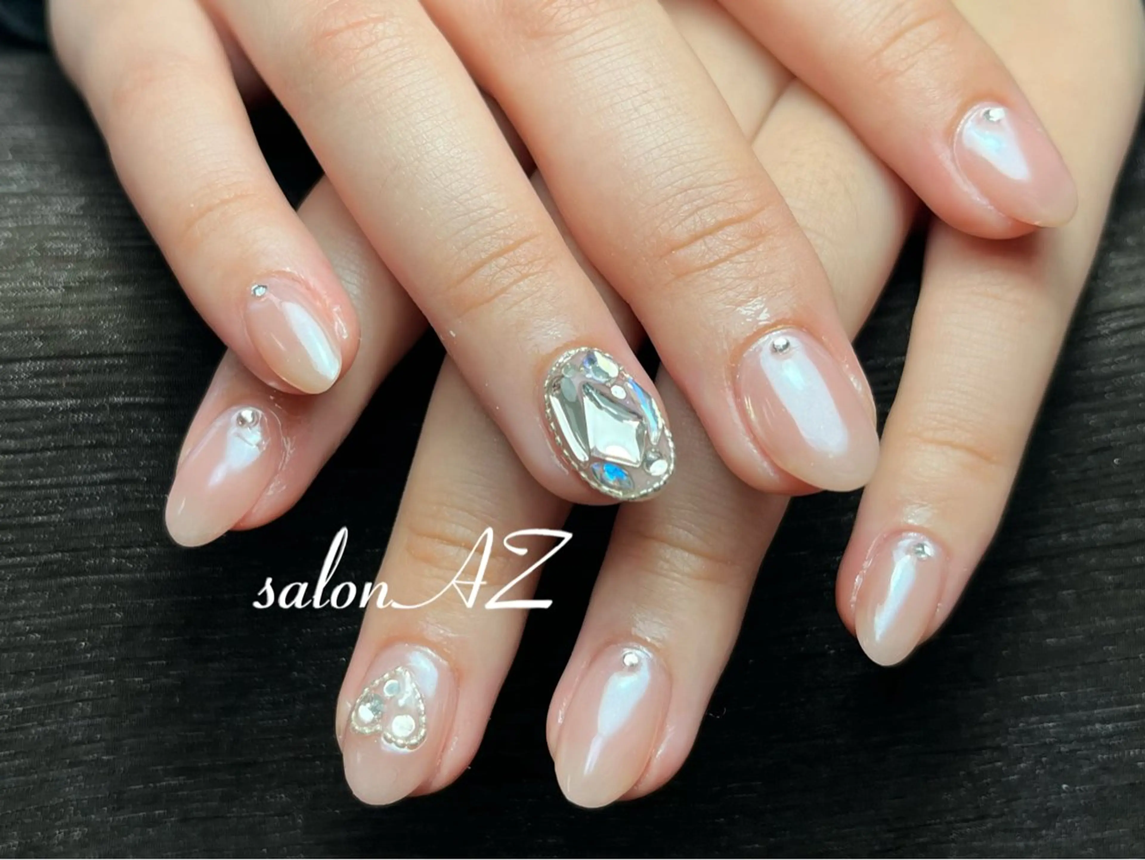 ネイル 長さ出し フットネイル フレンチネイル マグネットネイル ニュアンスネイル ハンドネイル salonAZ トップネイリストのネイルデザイン