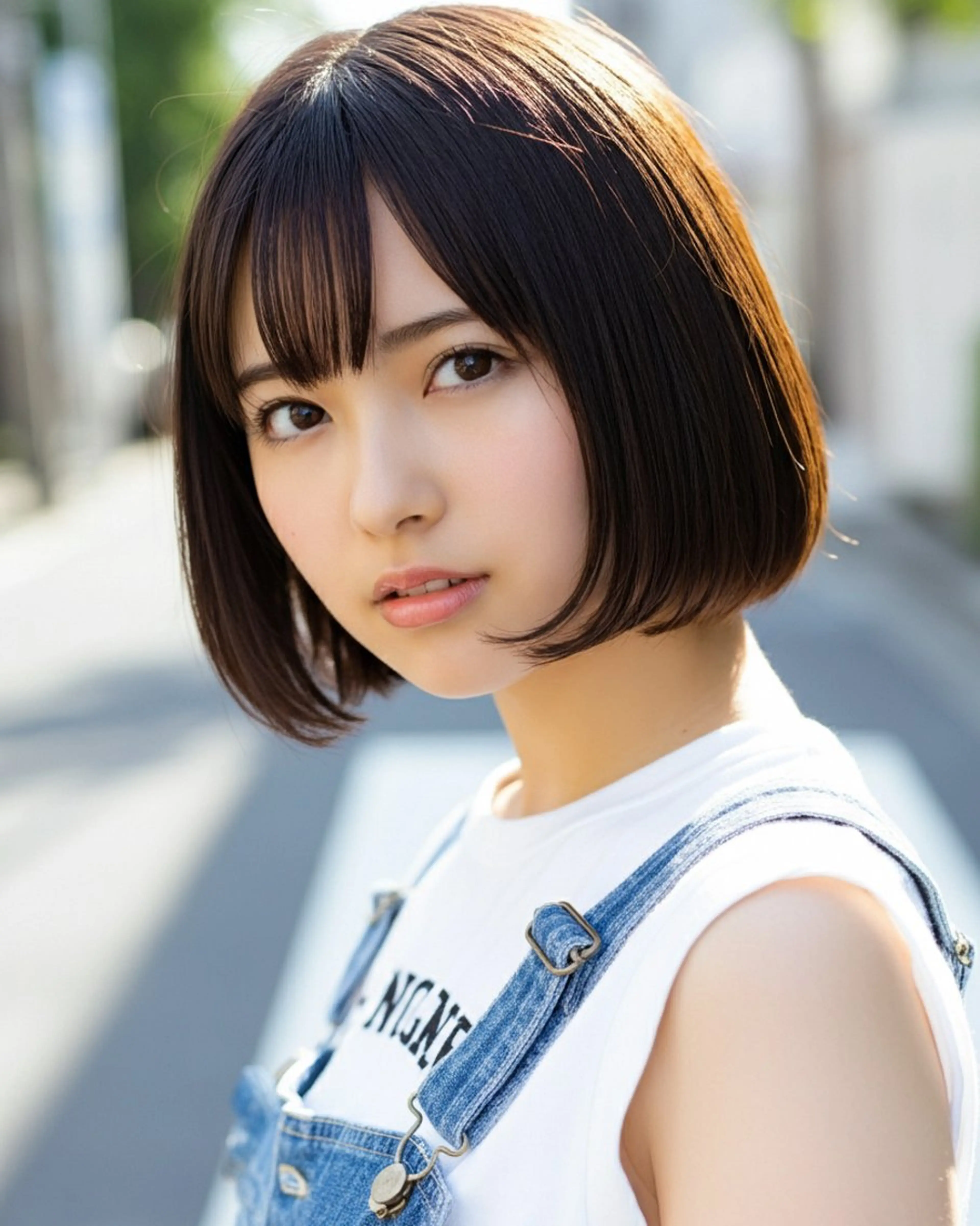 ショート ケアカラー ボブ ROBBY 表参道【練習モデル】のヘアスタイル