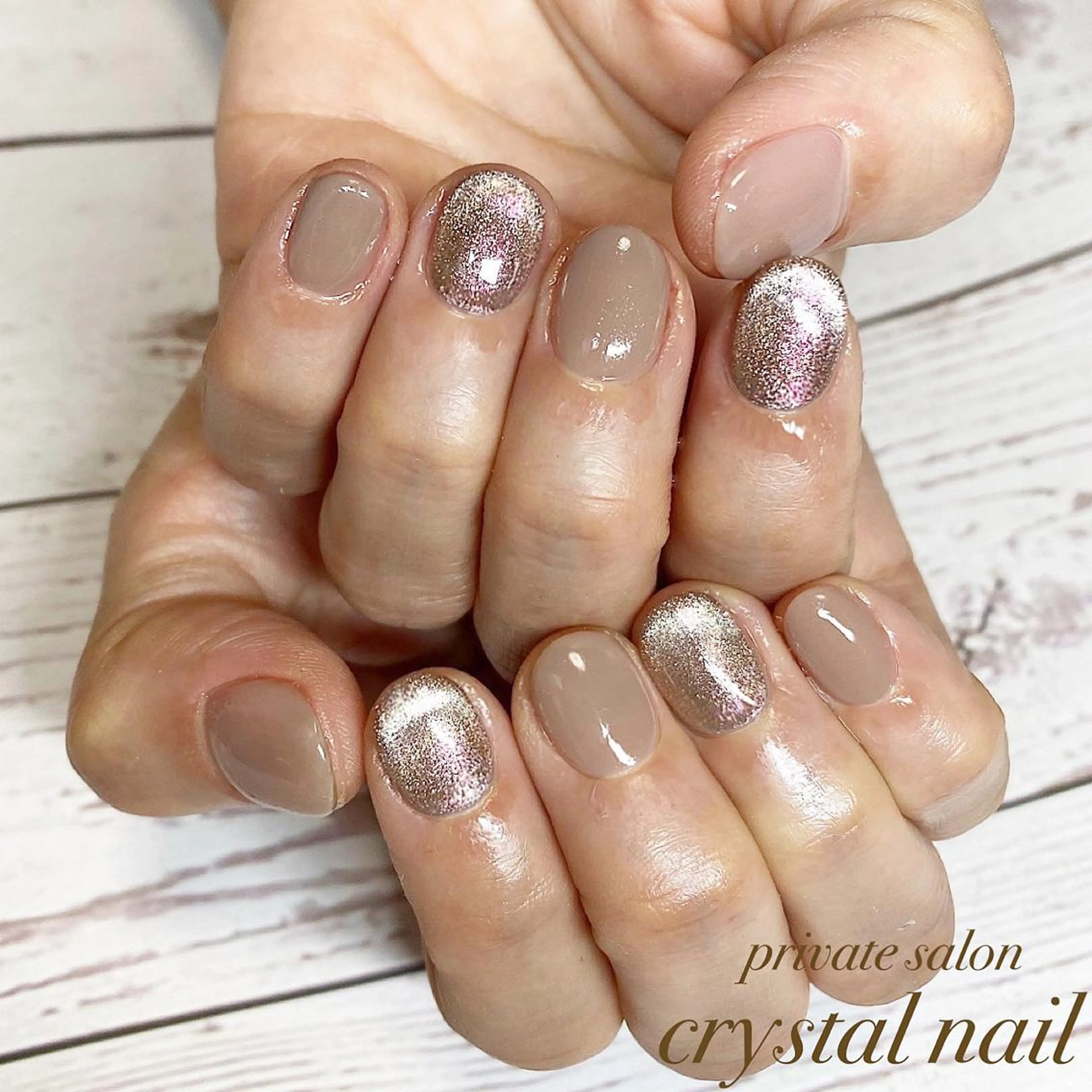 ネイル マグネットネイル Crystal Nailのネイルデザイン