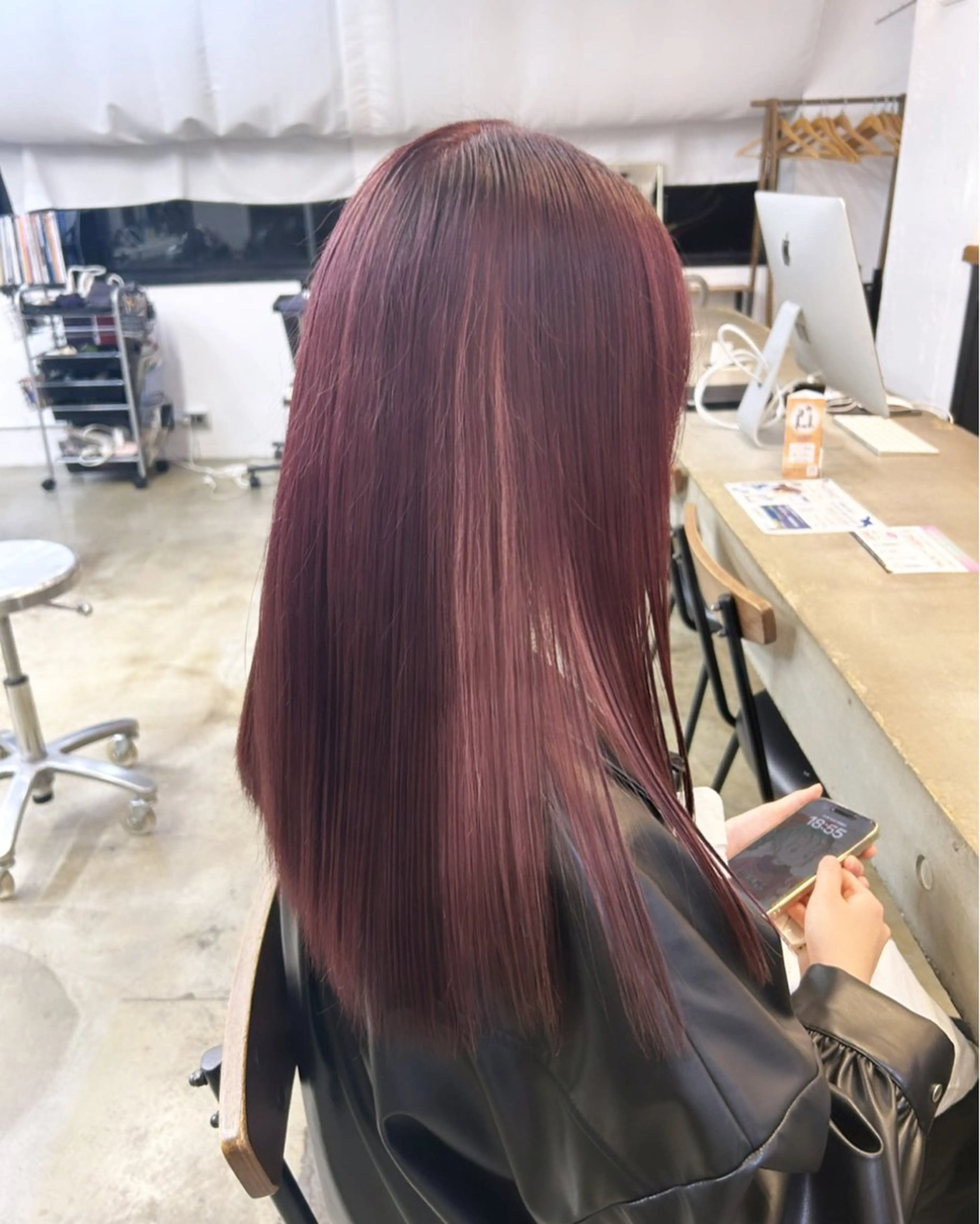 ロング カラー ヘアアレンジ ヘアカラー トリートメント 🎀暖色カラー🎀 ♡yurika♡のヘアスタイル