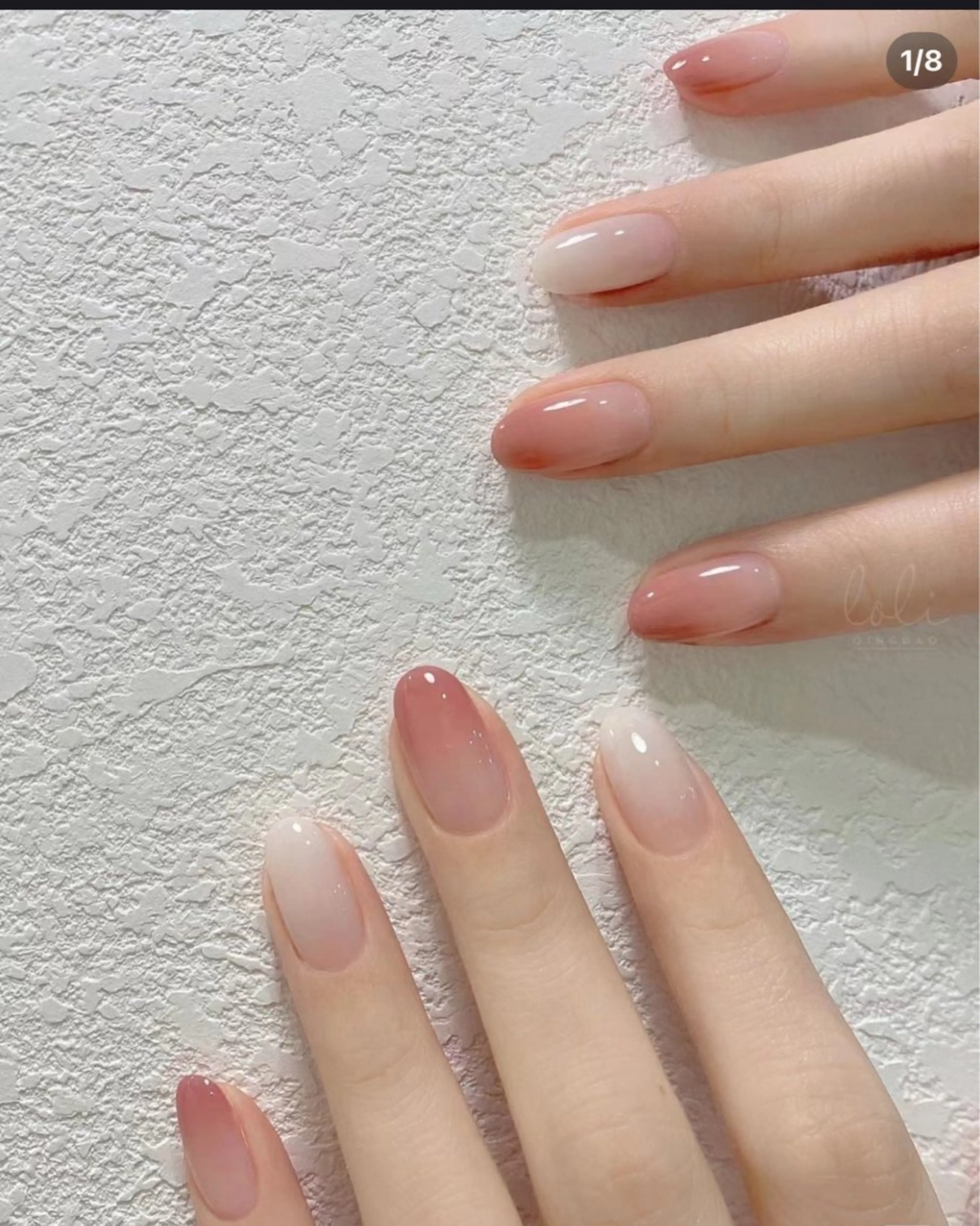 ショート ハンドネイル FLORA NAIL SALON 黄兪榕のネイルデザイン