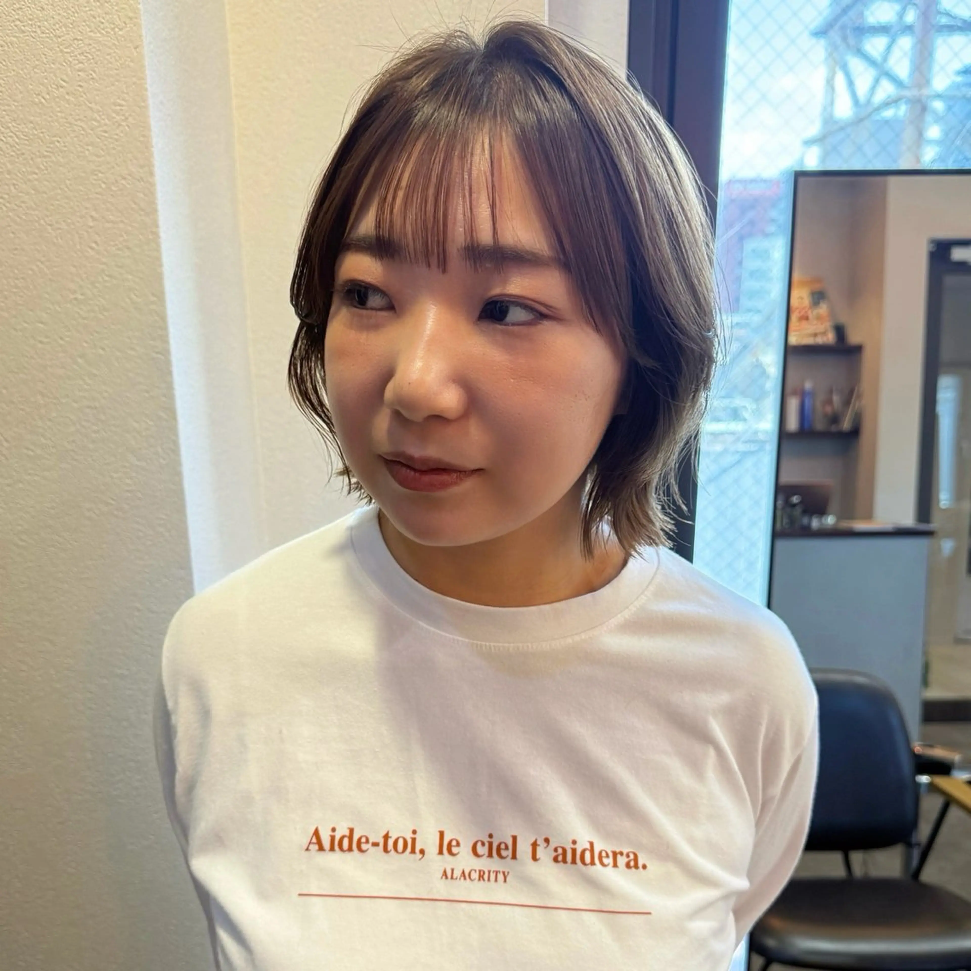 ミディアム ボブレイヤー ボブ くびれヘア レイヤーカット ボブレイヤー/くびれ ヘア/タイラユリ🍋のヘアスタイル