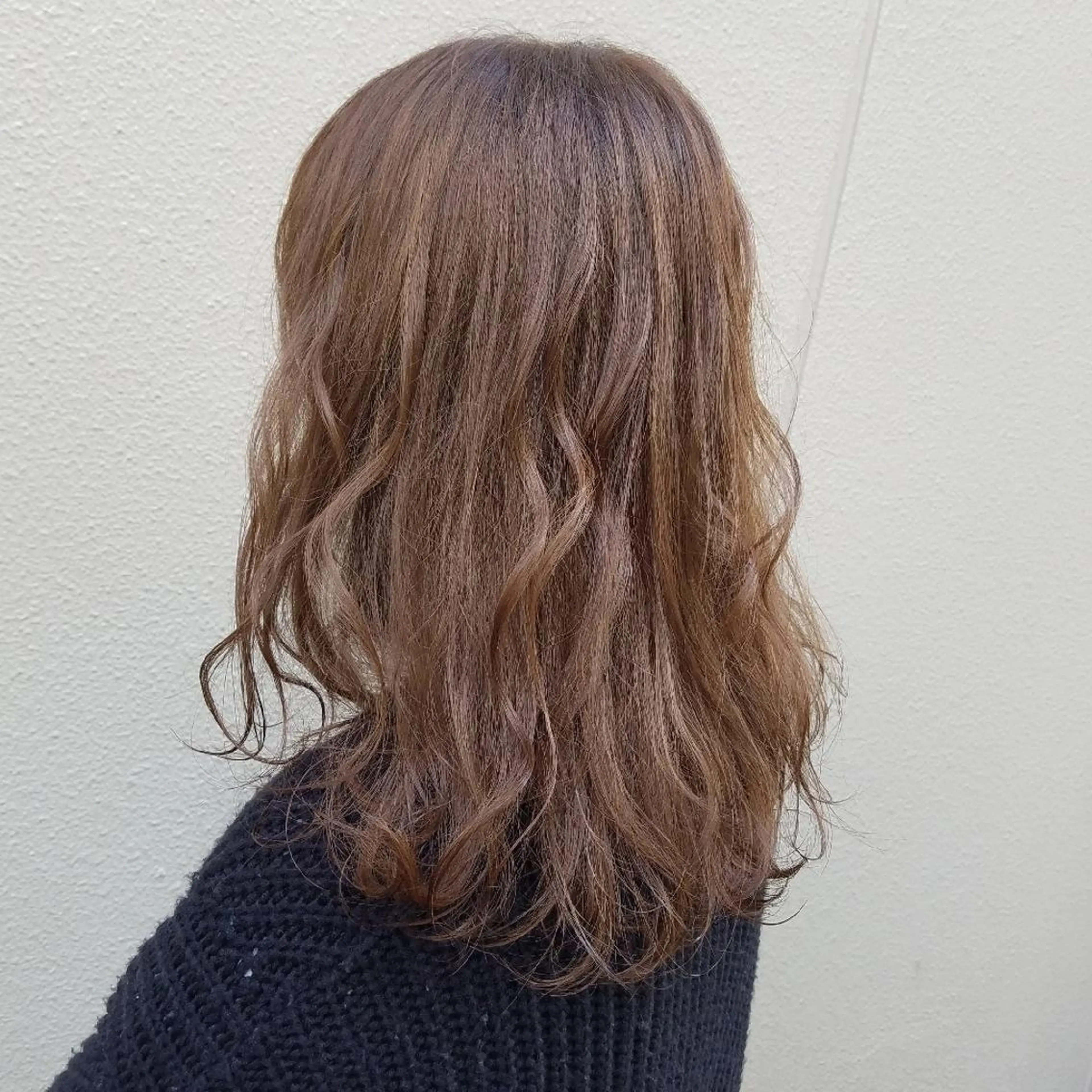 カラー ベージュカラー ヘアカラー トリートメント Musiiik ホンダリサコのヘアスタイル