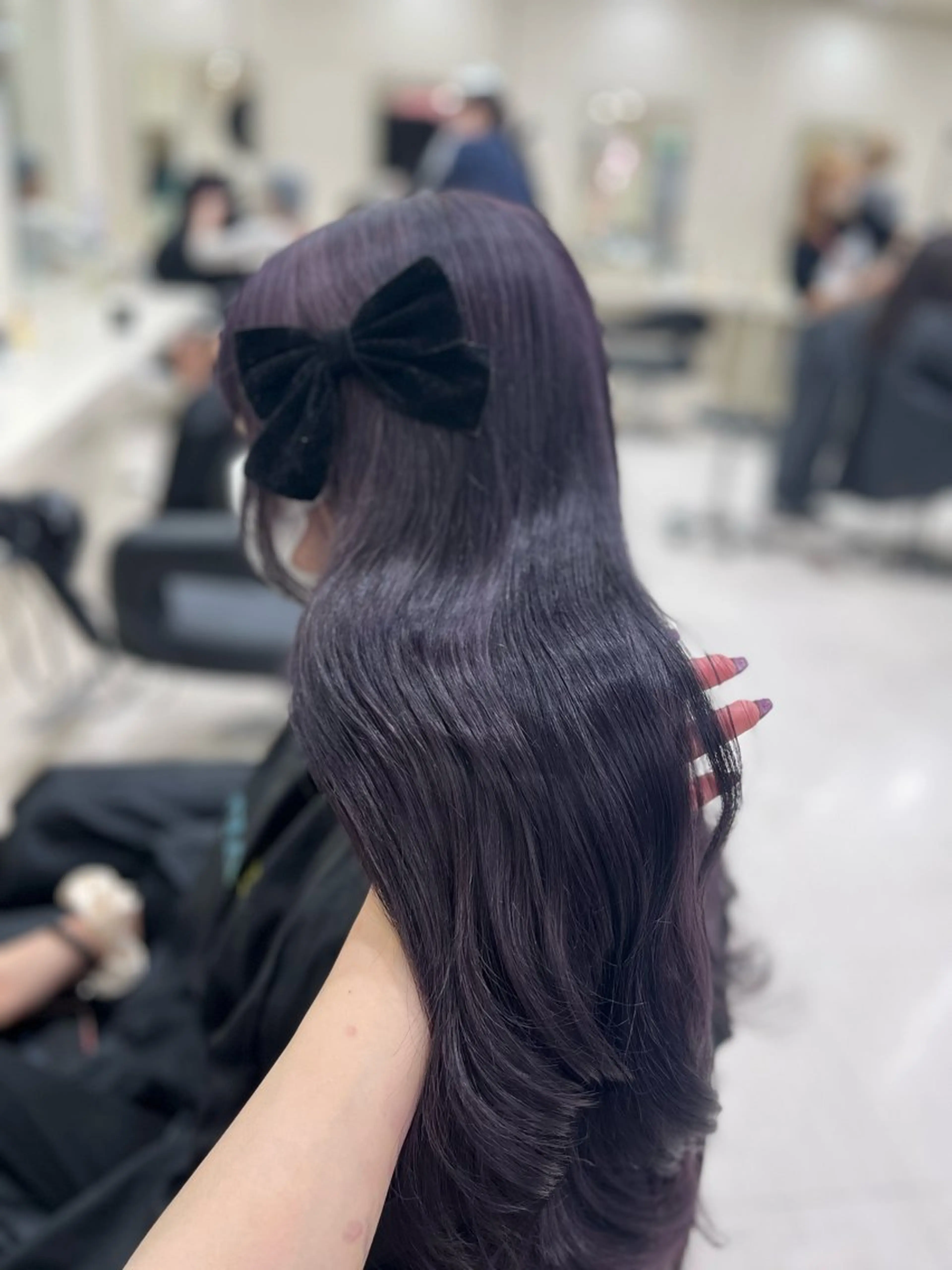 カラー ヘアカラー トリートメント ベージュ・ラベンダー カラー🎀りりのヘアスタイル