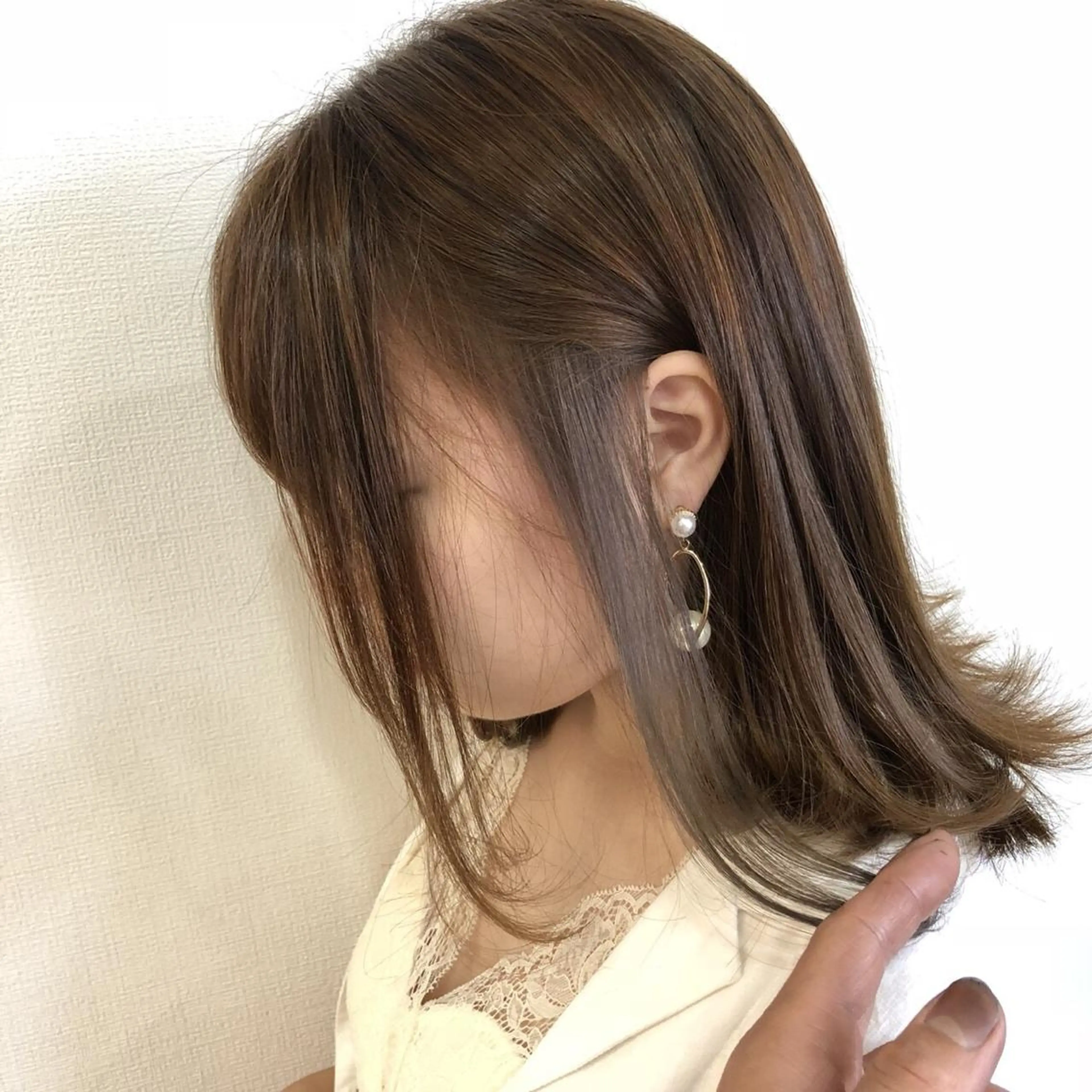 セミロング カラー ヘアアレンジ メンズ メンズインナーカラー インナーカラー メンズ人気NO,1 Genieジーニーのヘアスタイル