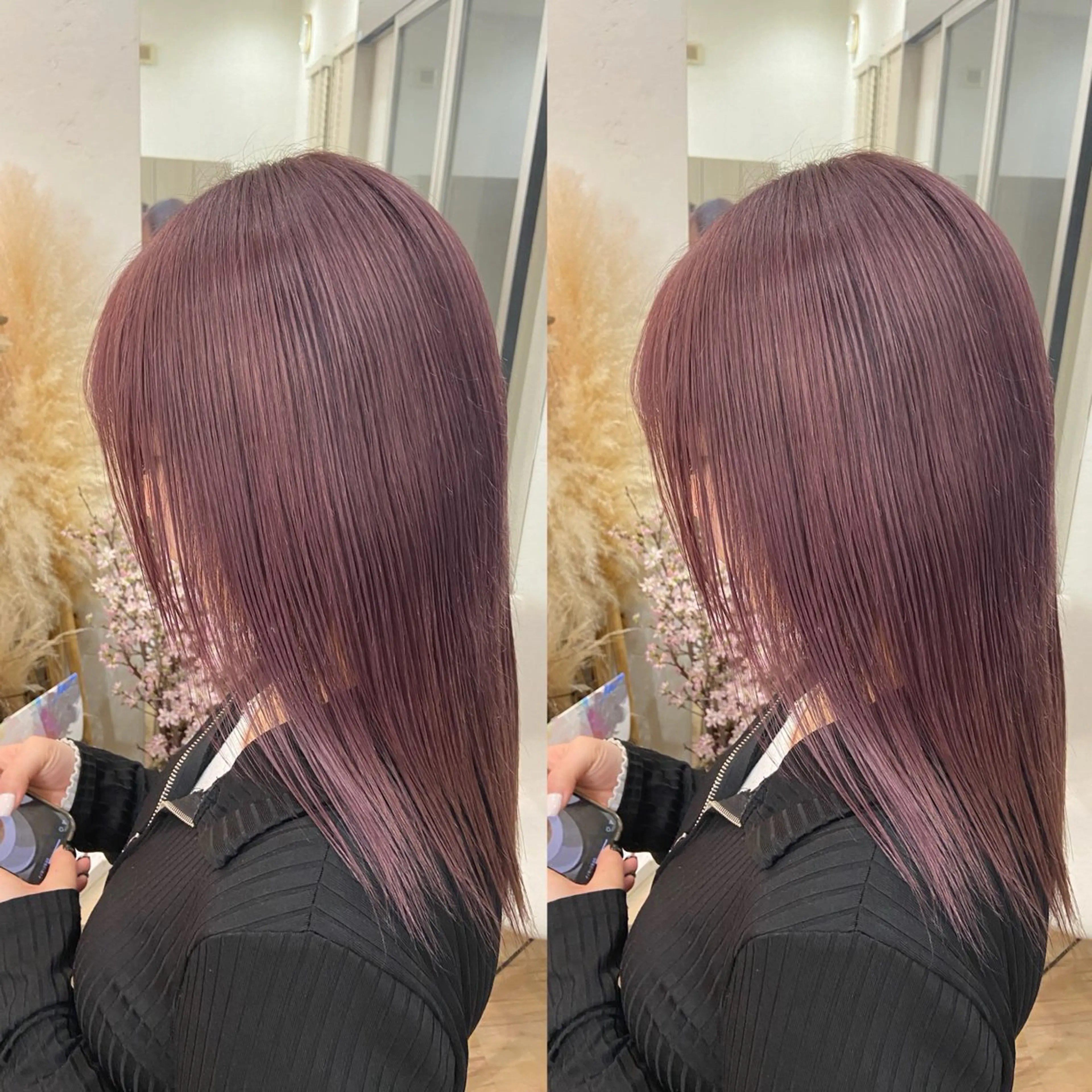 ミディアム 吉成 葉南のヘアスタイル