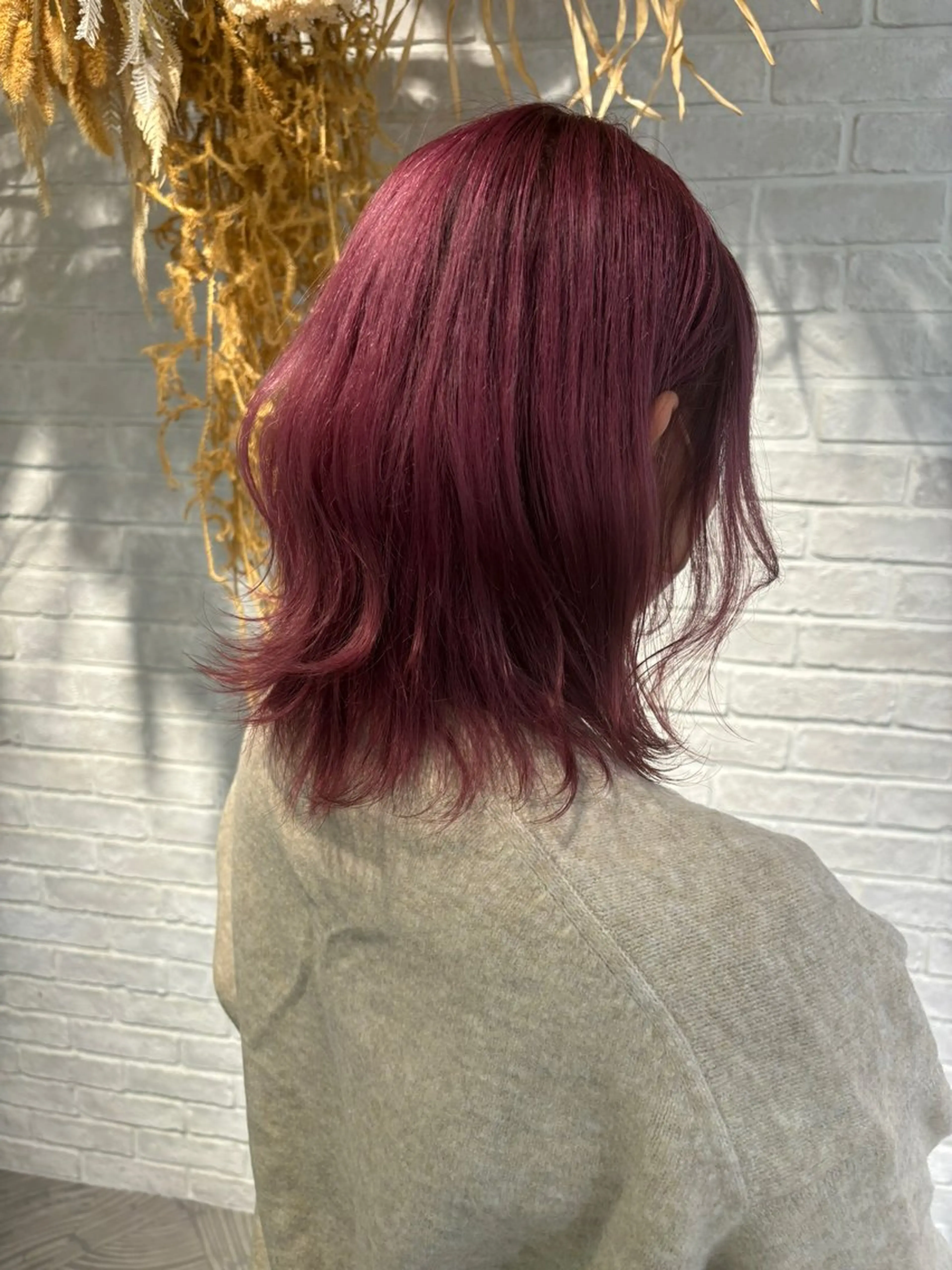 ミディアム カラー ヘアアレンジ ブリーチ ヘアカラー トリートメント ぷる艶カラー🌈 艶髪矯正✨遠藤龍雅のヘアスタイル