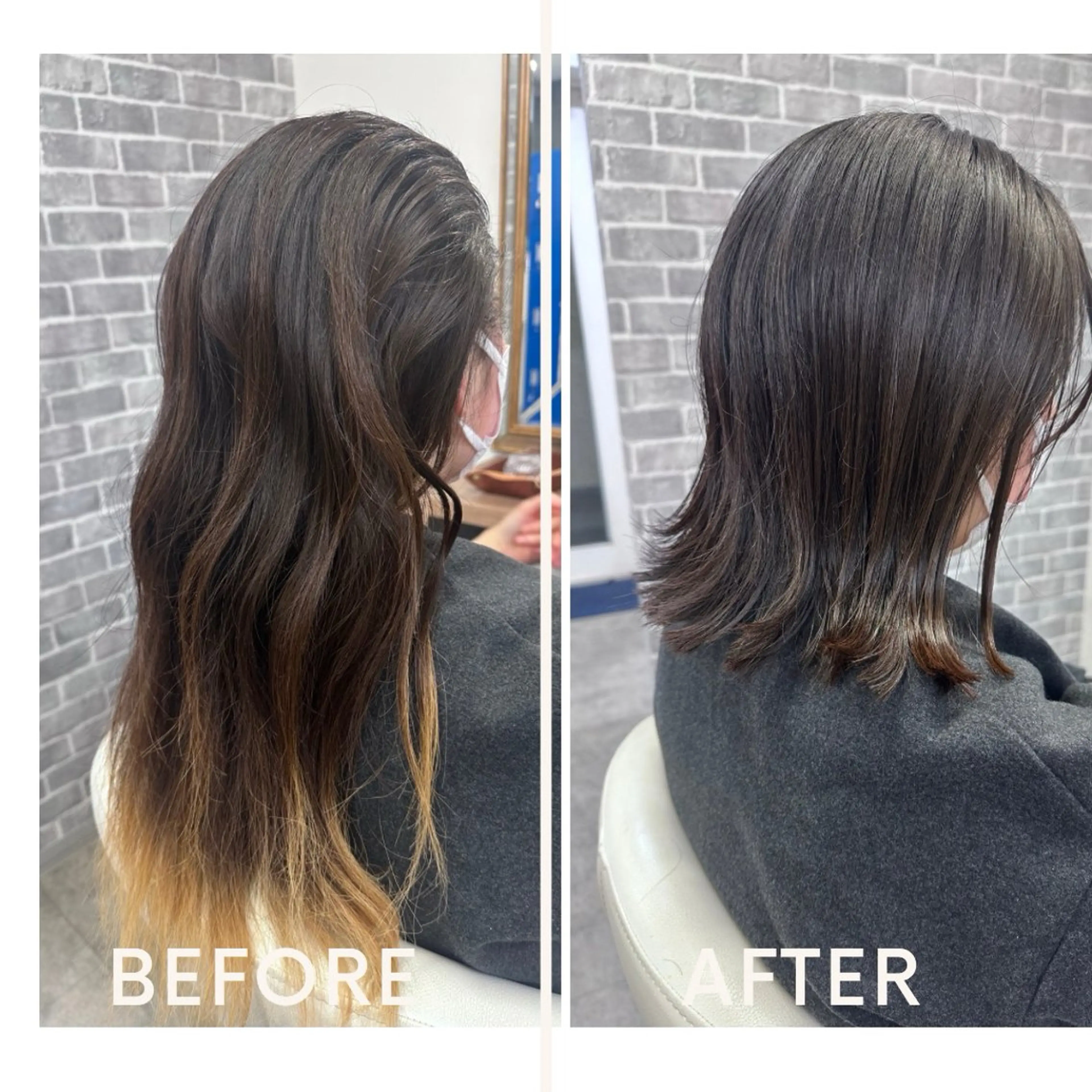 ミディアム カット Noy所属・Noyヨシモト ヒロトのヘアスタイル