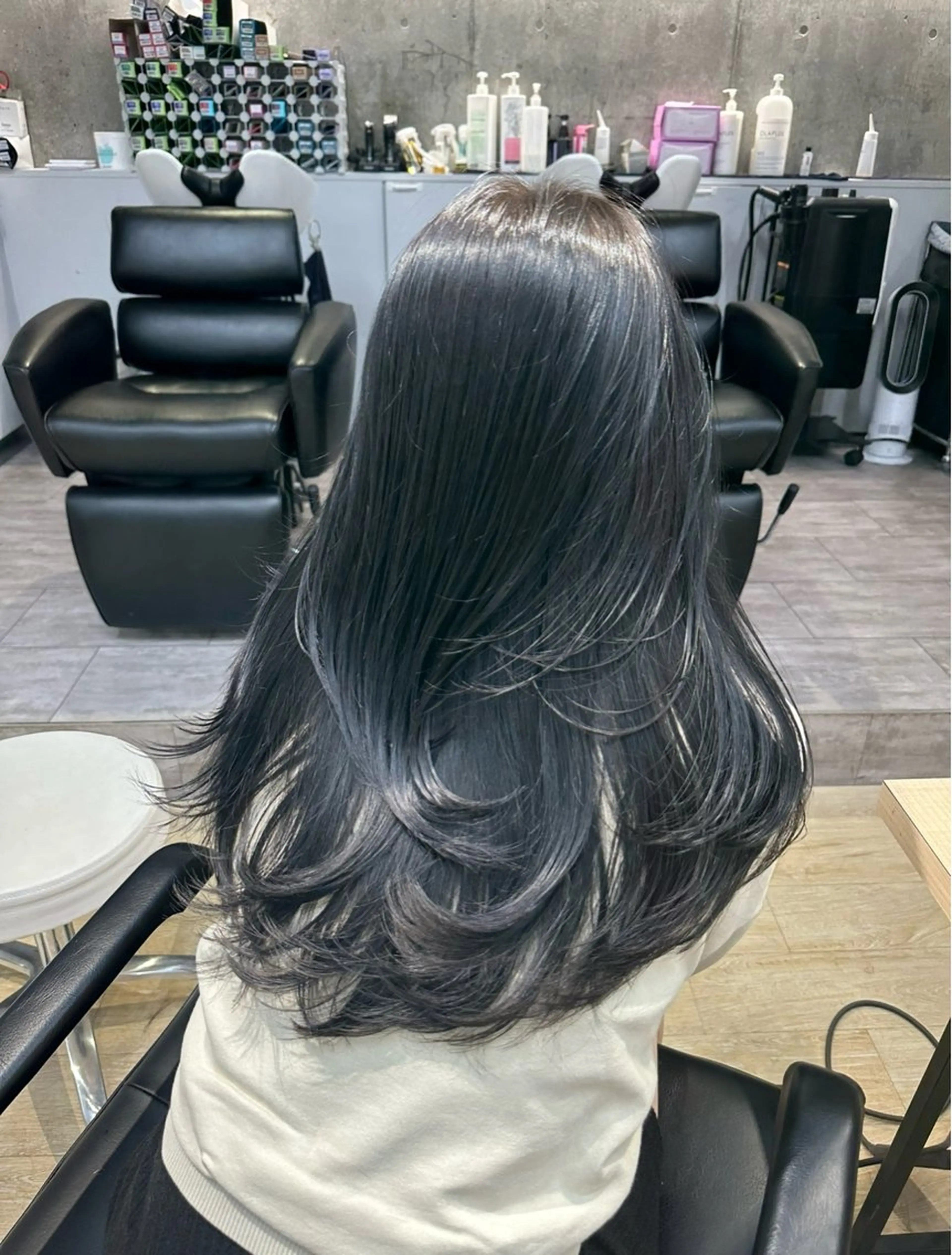 セミロング カラー 🐈‍⬛🌙中野 紗知🌙🐈‍⬛のヘアスタイル