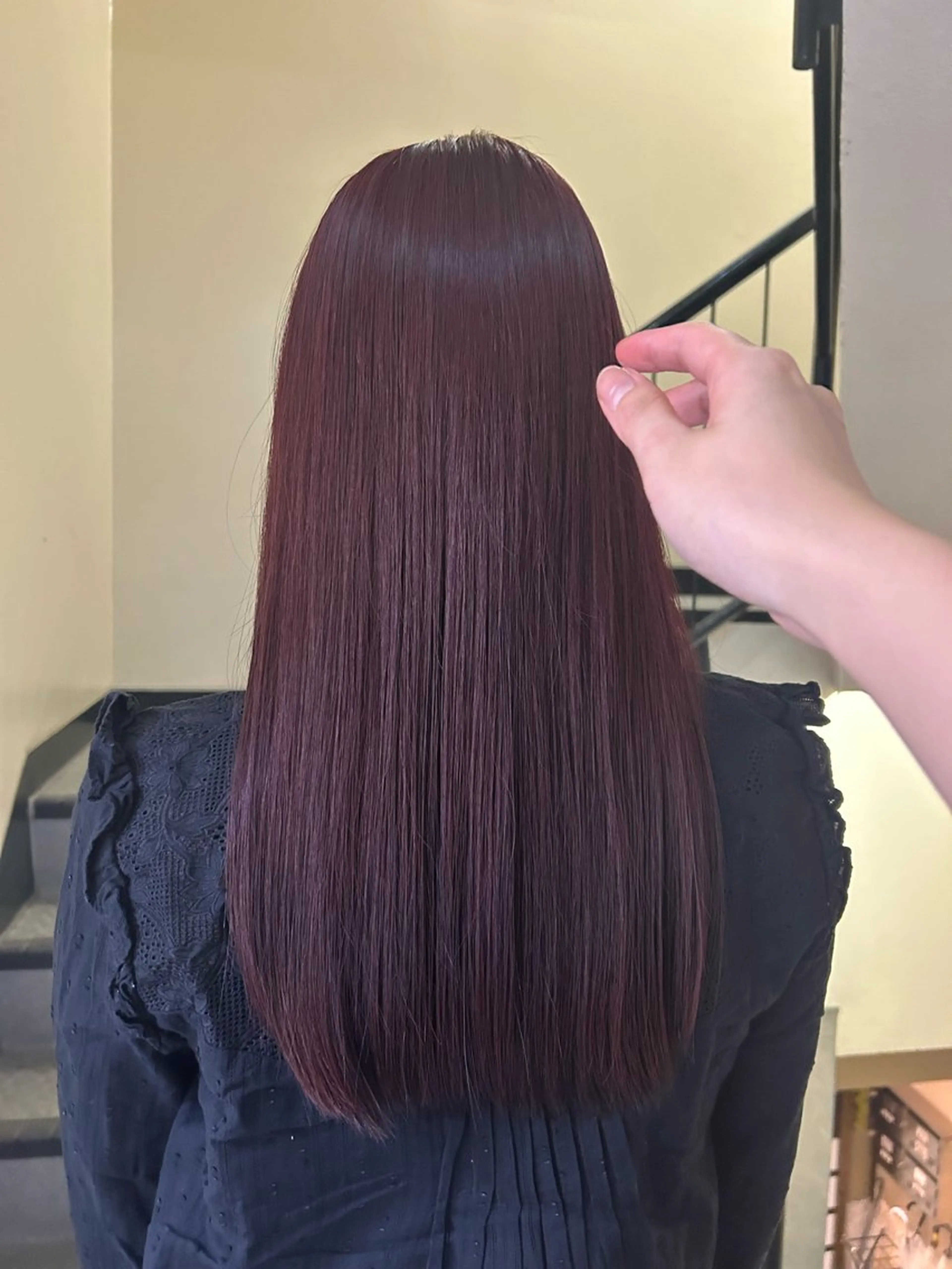 ロング カラー ヘアカラー トリートメント ☕️結【suii.】 ボブ/ヘアセット☕️のヘアスタイル