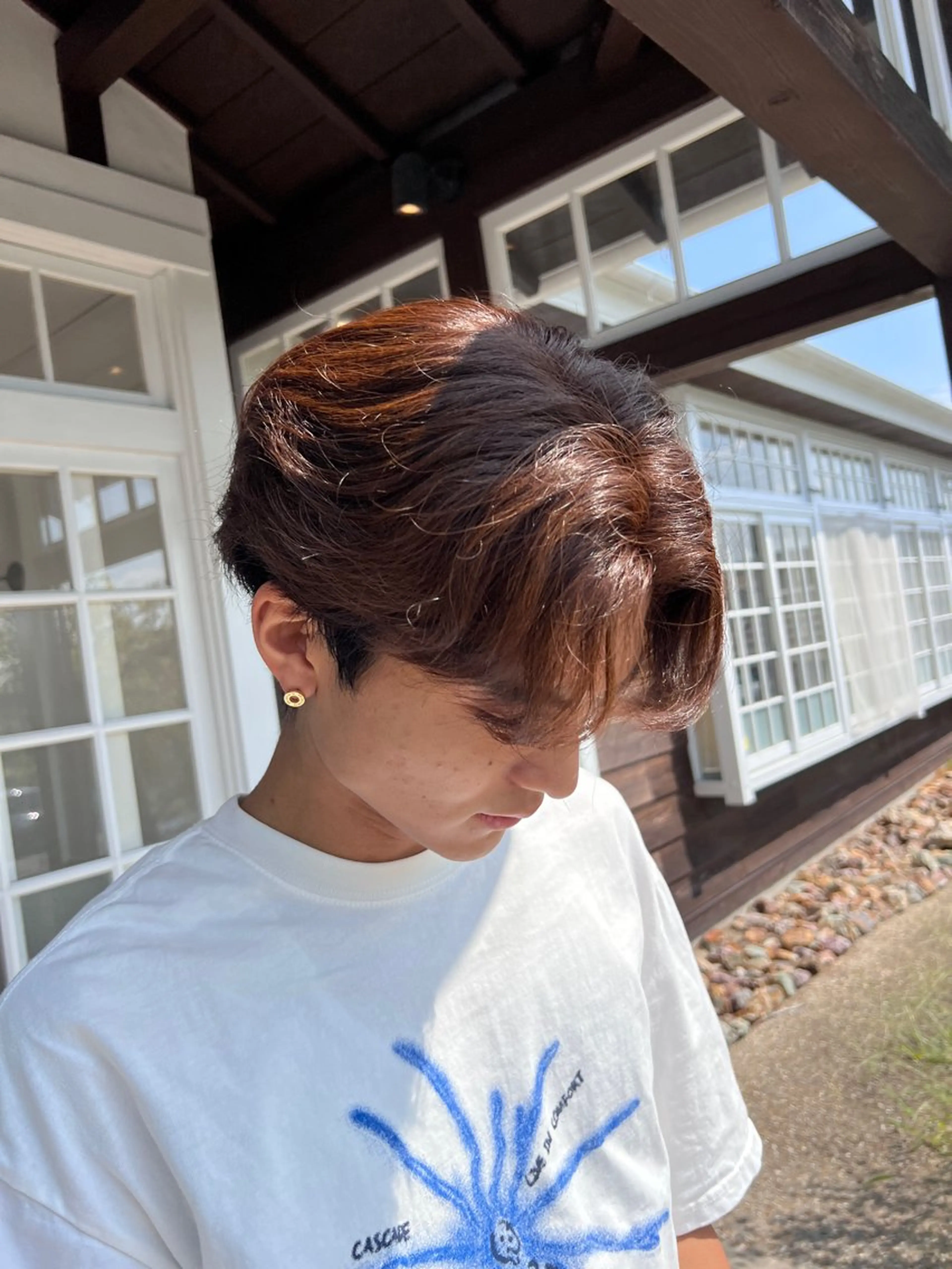 メンズ 佐藤 翔空【艶 カラー/縮毛矯正】のヘアスタイル