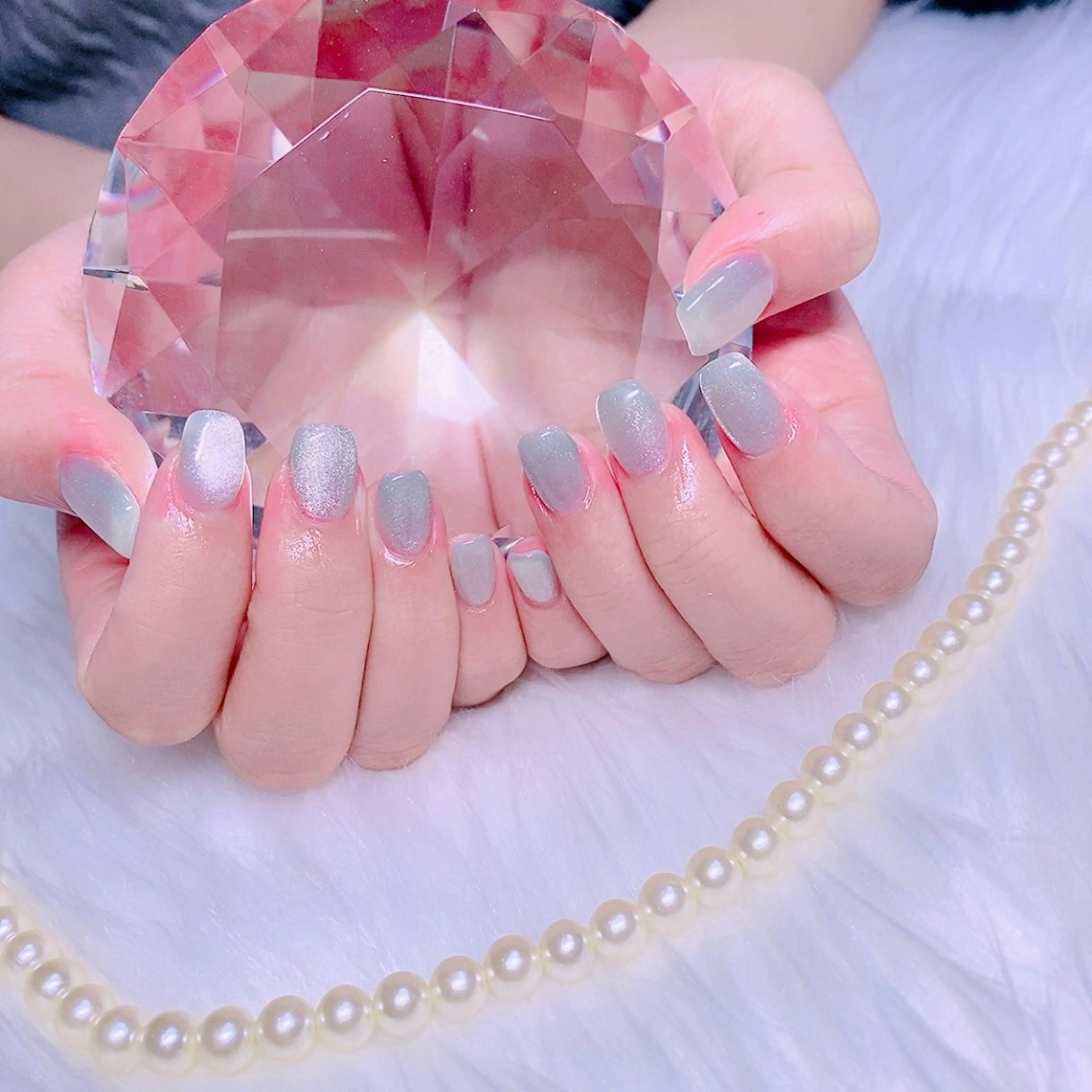 ネイル マグネットネイル オフィスネイル シンプルネイル Nail Yunaのネイルデザイン