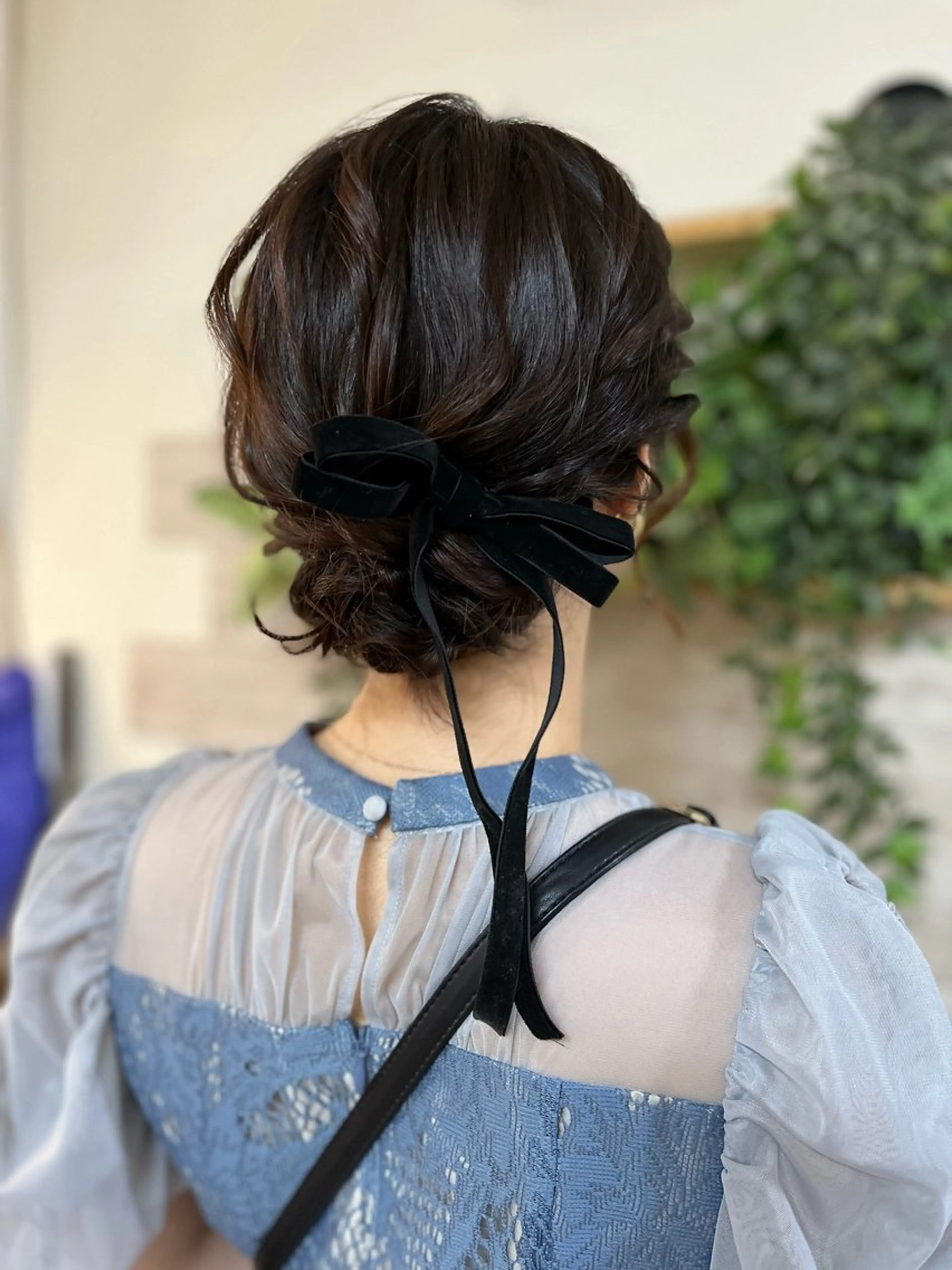 セミロング ヘアアレンジ ヘアセット ヘアメ/着付け 清水玲歌のヘアスタイル