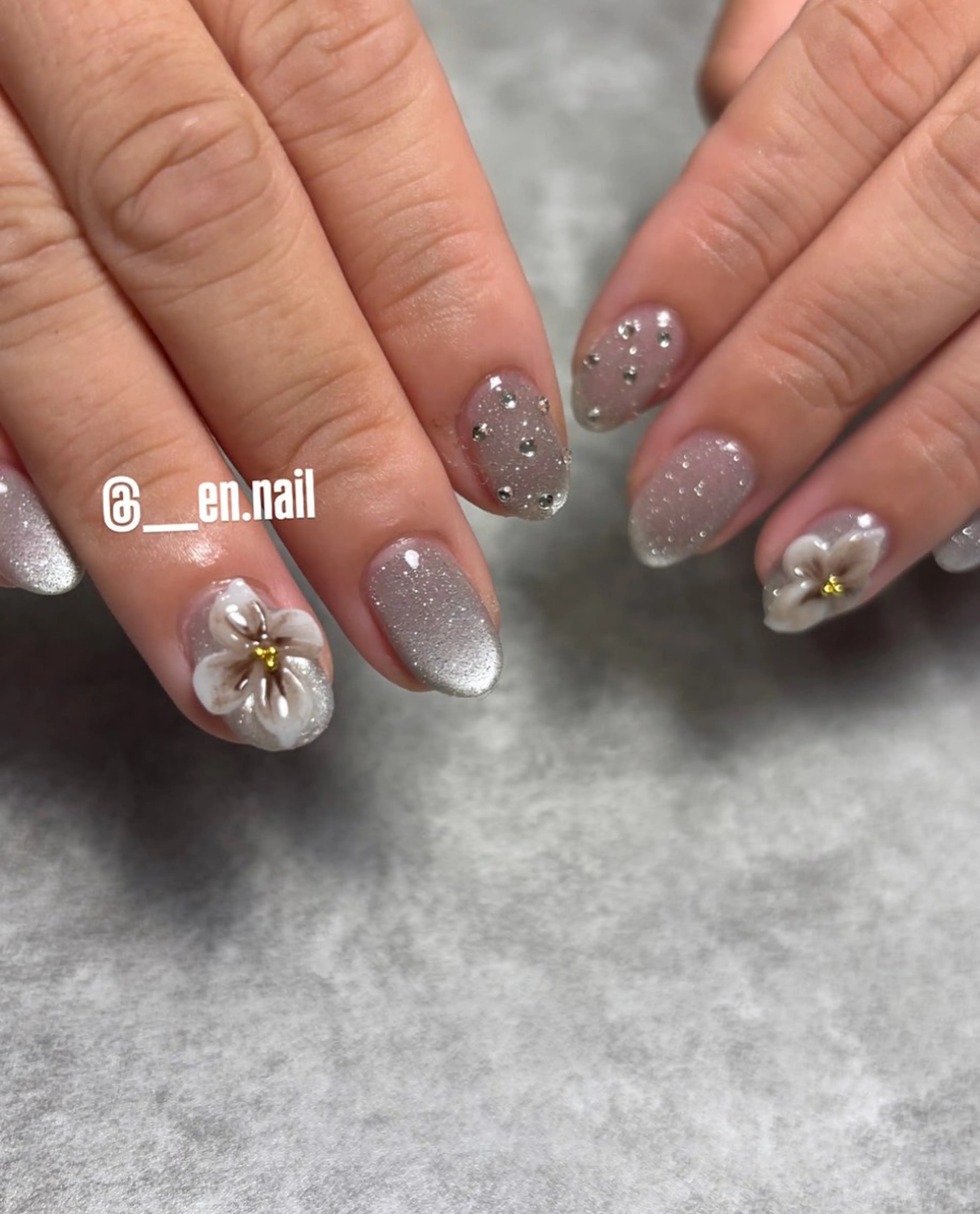 ネイル アートネイル ハンドネイル en.nail⭐︎ 丹波橋のネイルデザイン