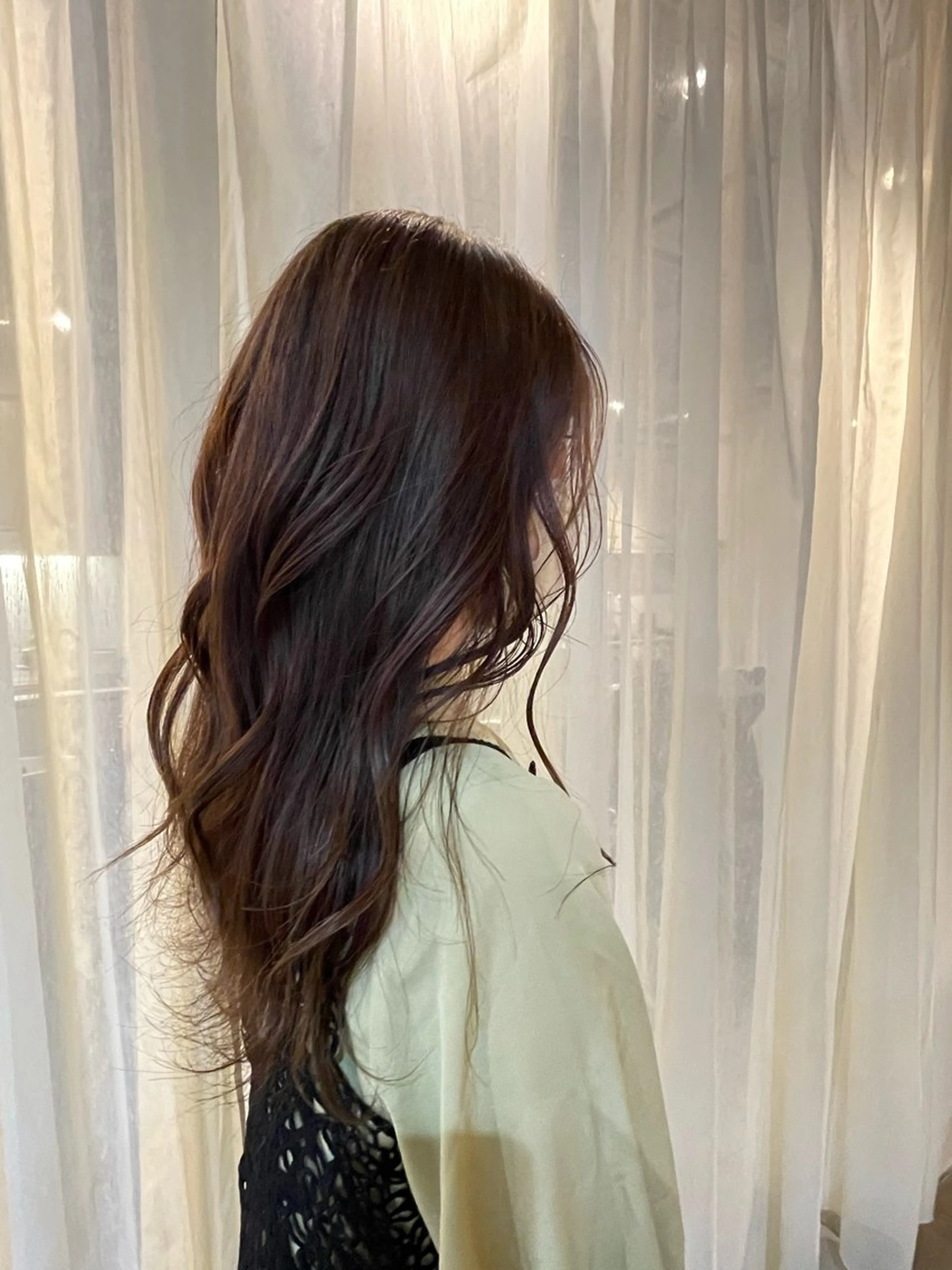 カラー ブラウンカラー niuniu所属・萩原 見咲のヘアスタイル