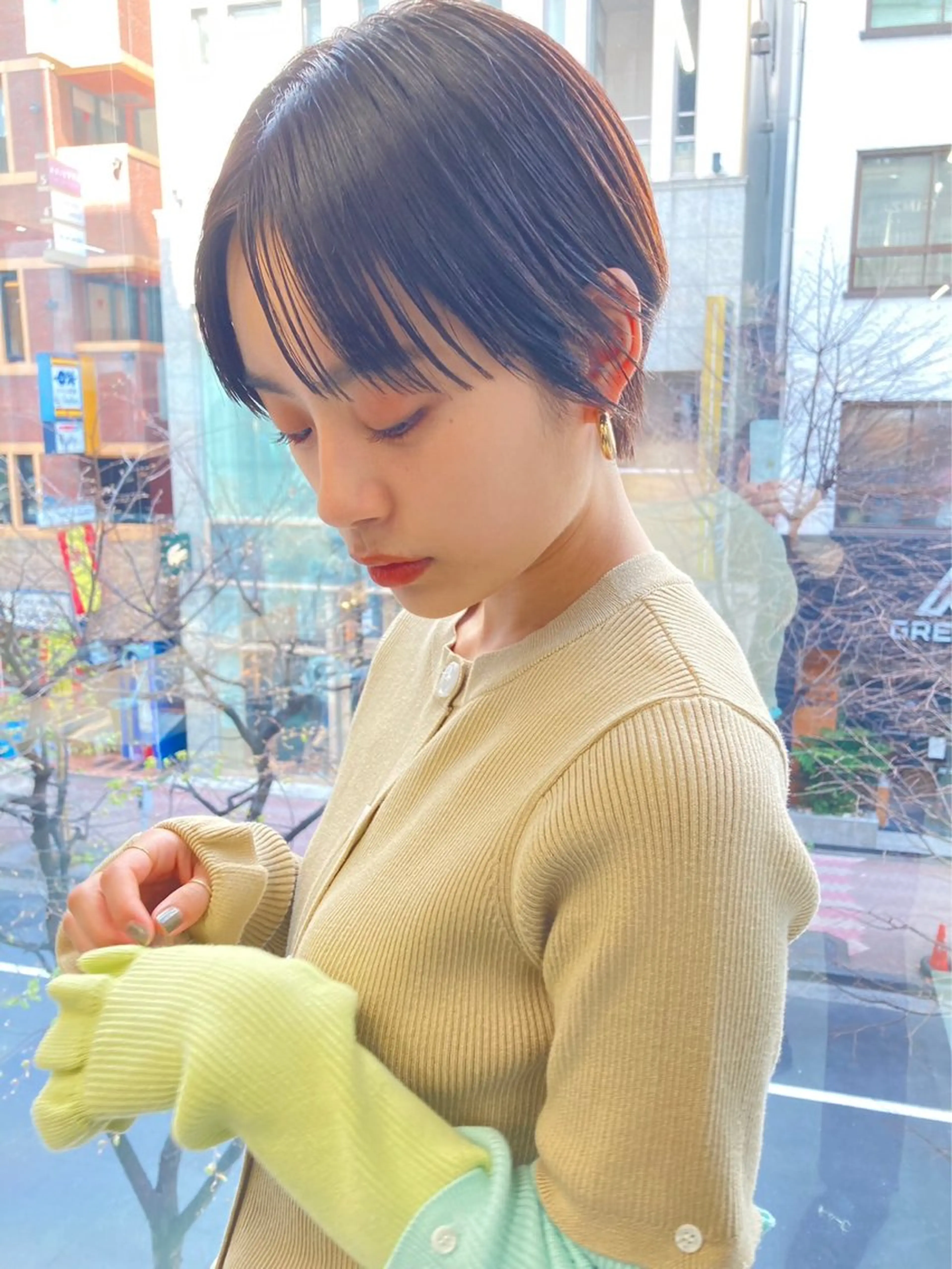 ショート カラー Misora/ボブ/ レイヤー/艶カラーのヘアスタイル