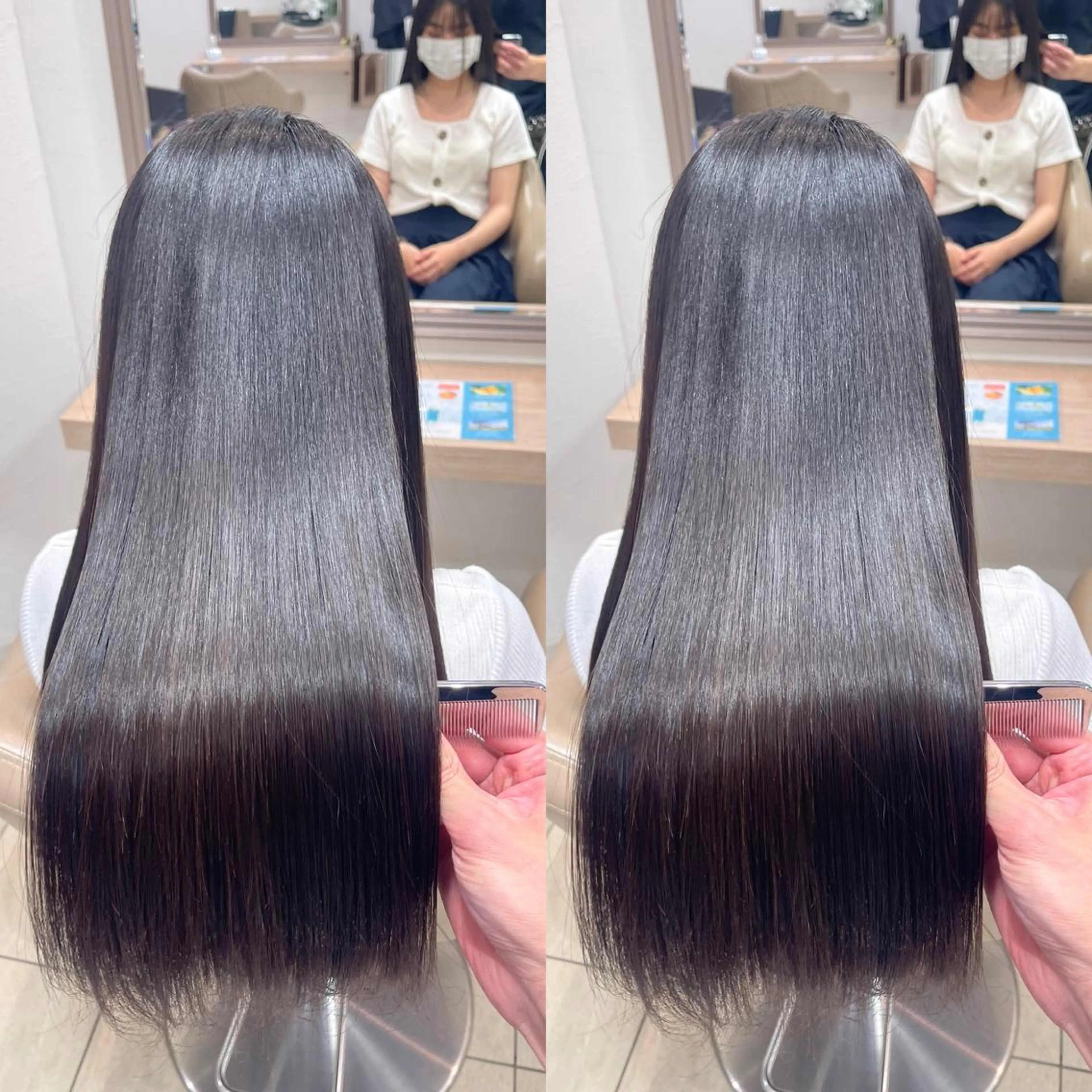 ロング パーマ “髪質改善 池田勇一”のヘアスタイル