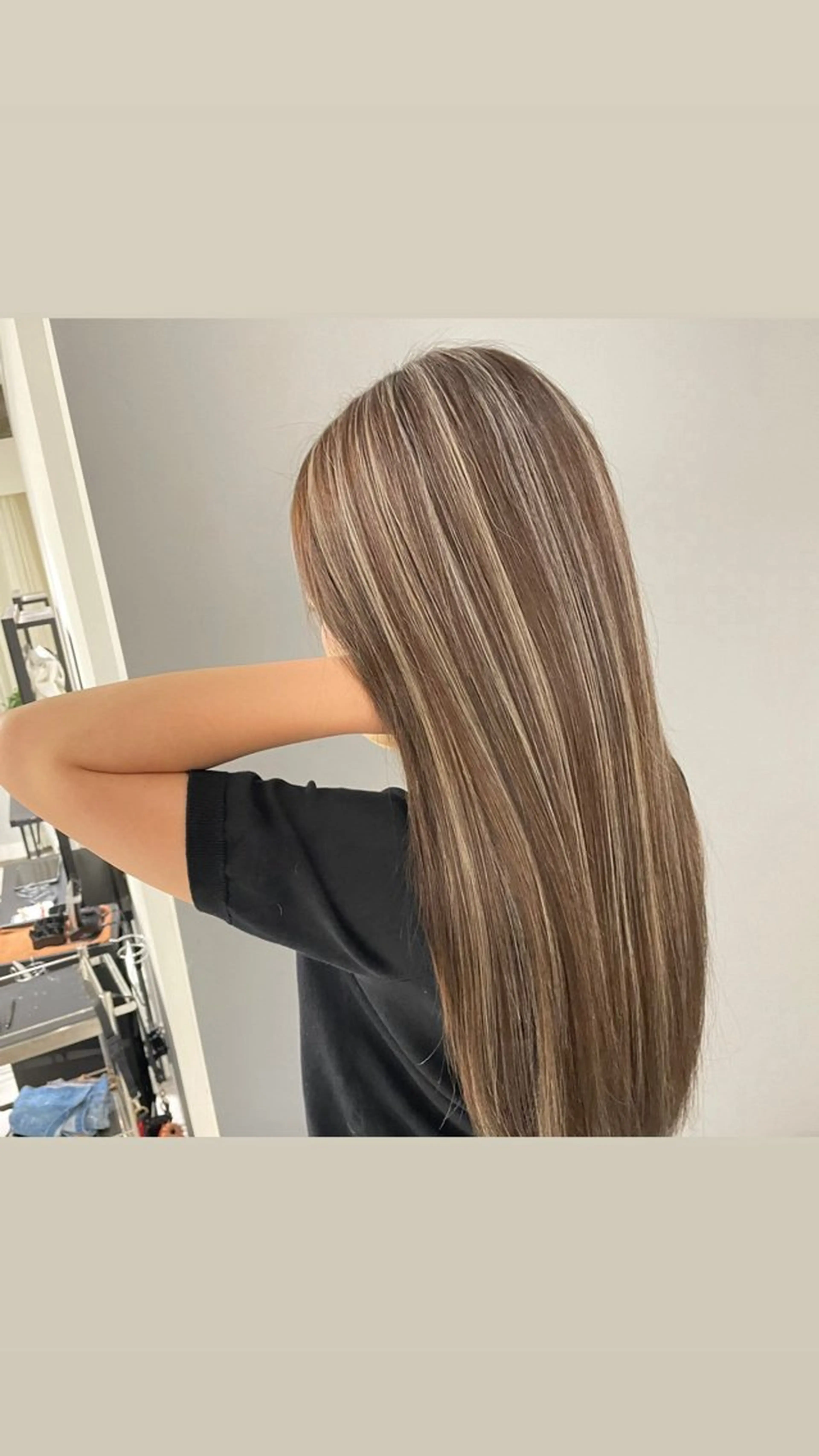 ロング カラー ハイライトカラー ハイライト ヘアカラー バレイヤージュ/ ハイライトꔛyumeのヘアスタイル