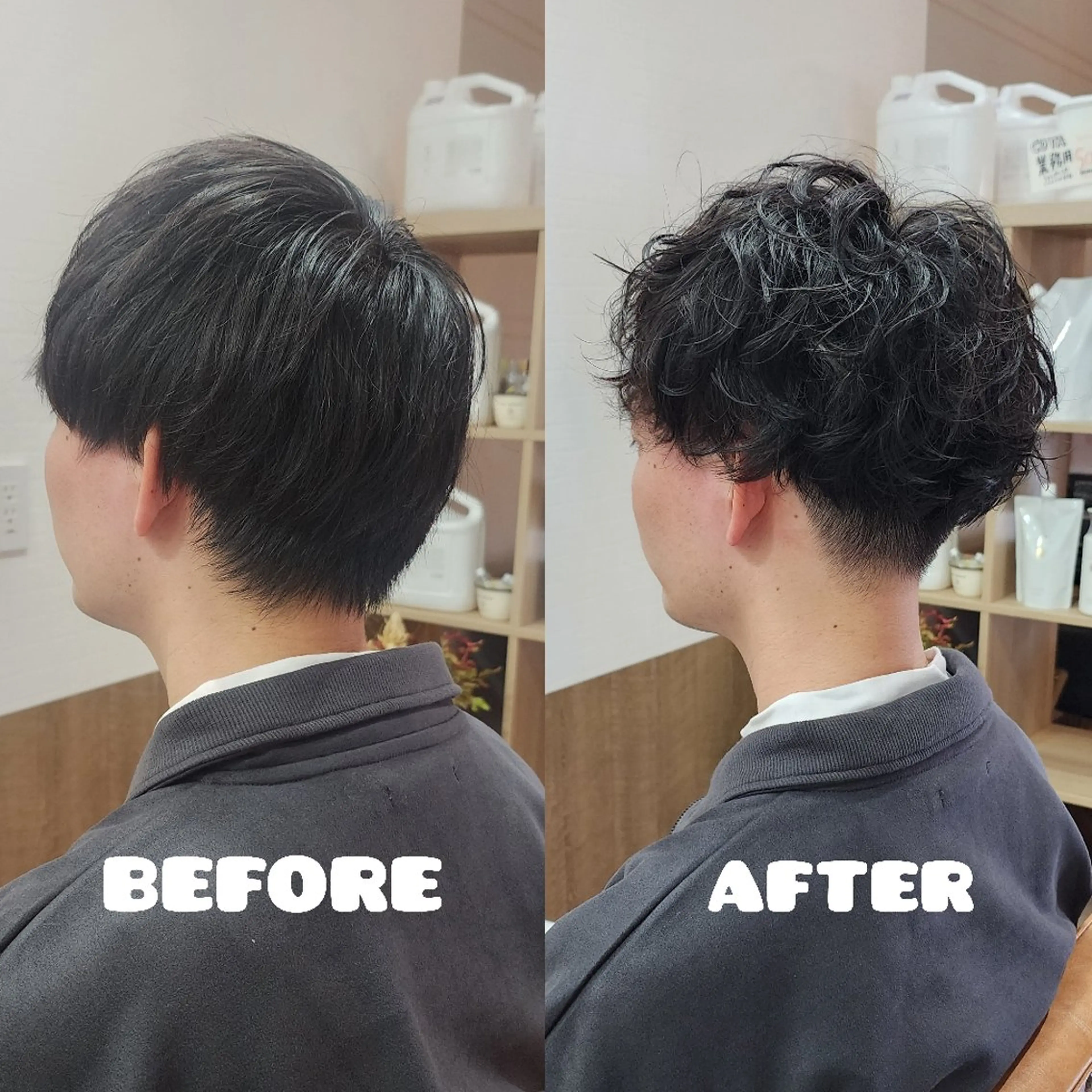パーマ メンズ ショート Chii hair ☆ いとう くみのヘアスタイル