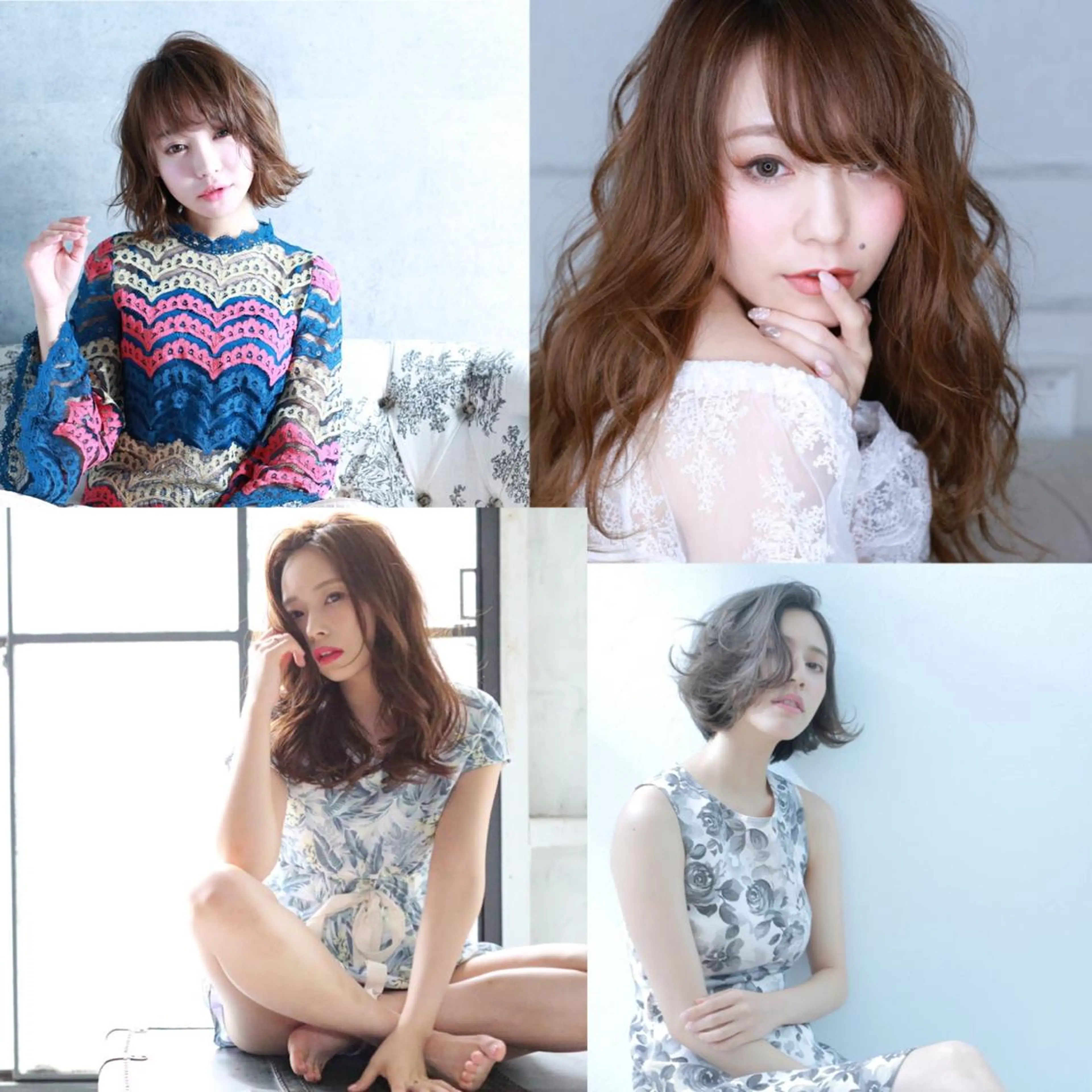 セミロング カラー platinam doll南草津店のマツエク・マツパデザイン