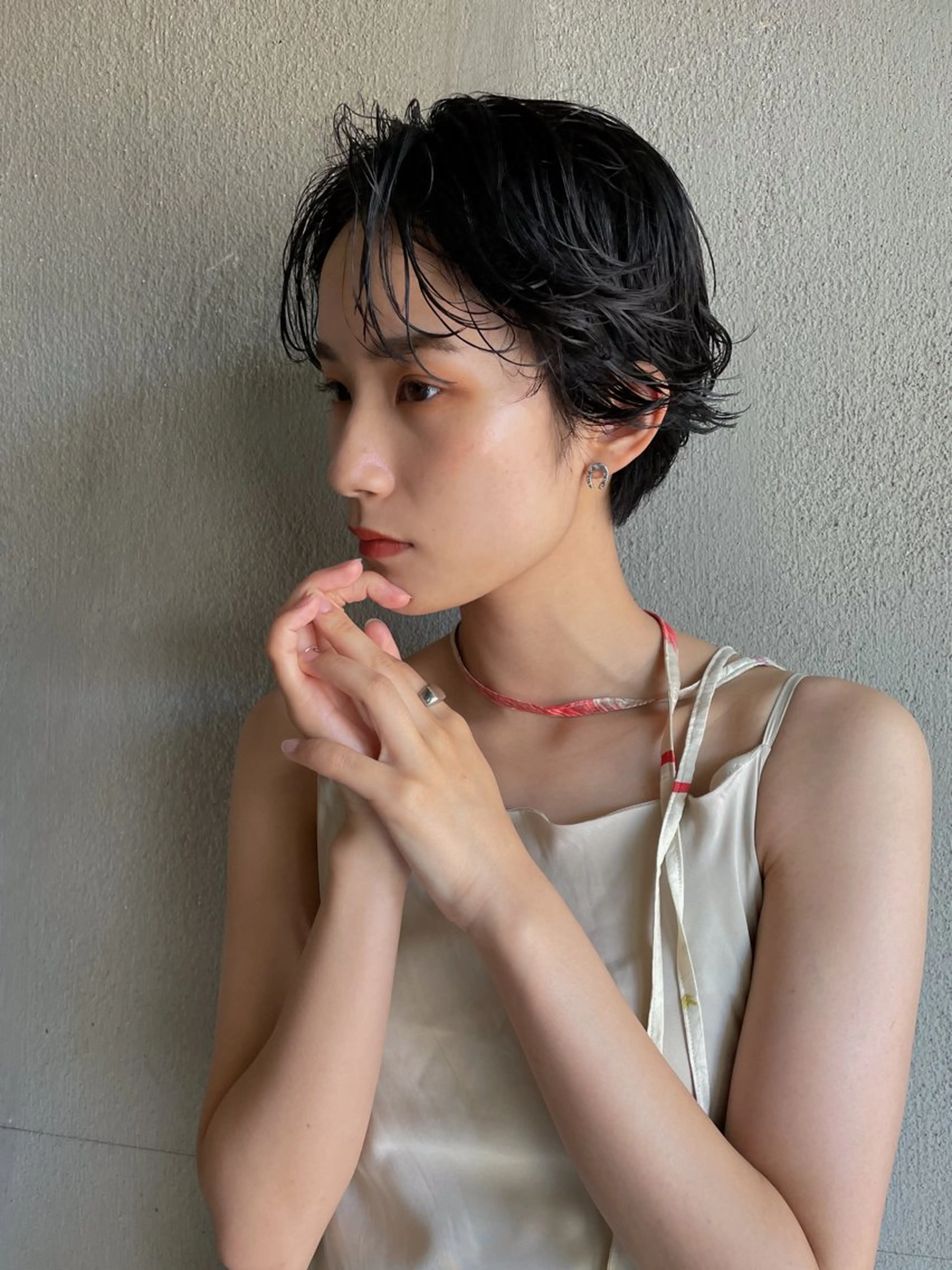 ショート パーマ パーマ/レイヤー 岩山丈一郎のヘアスタイル