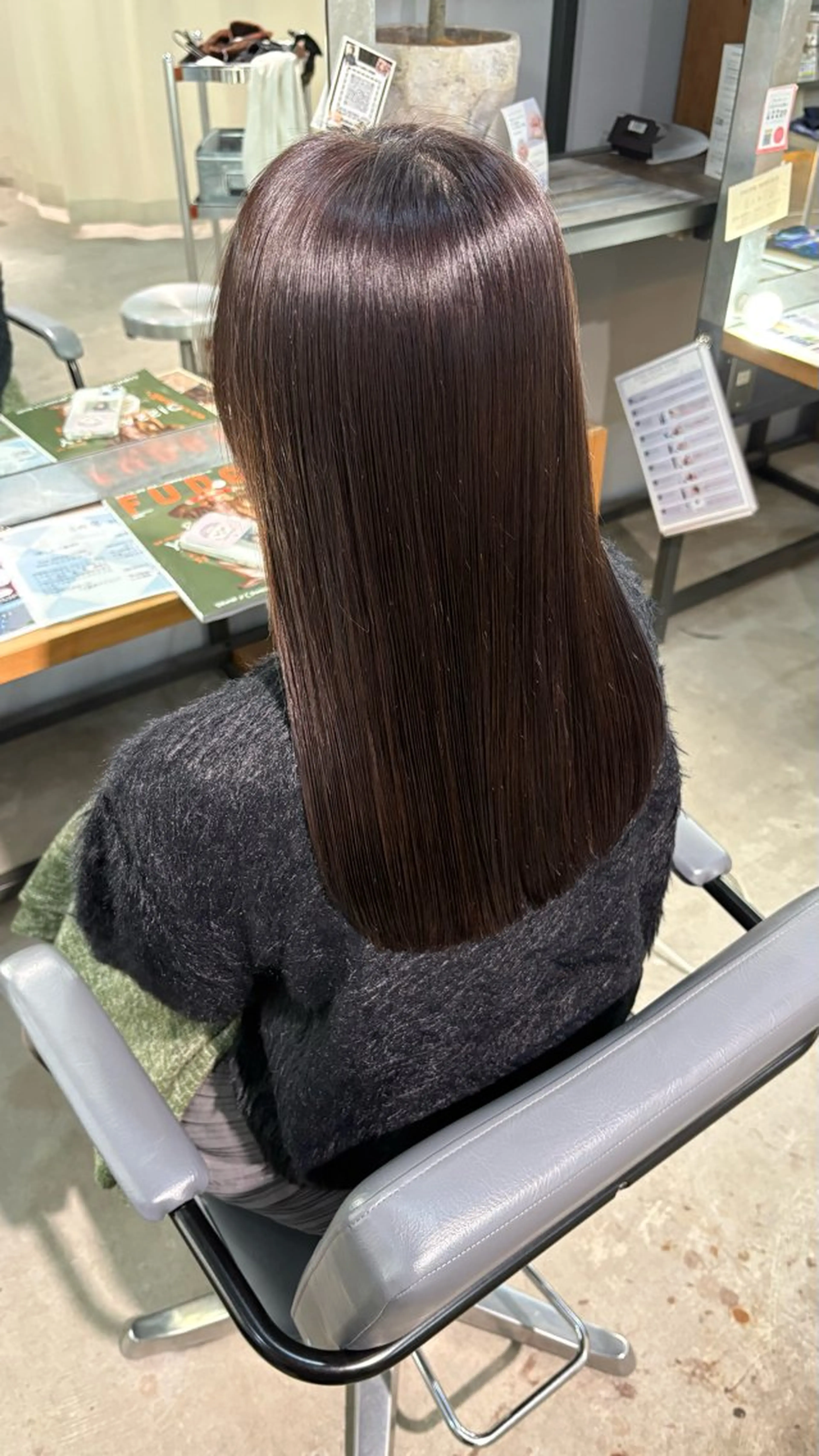 ロング カラー カット ヘアカラー 菊地 紗矢のヘアスタイル