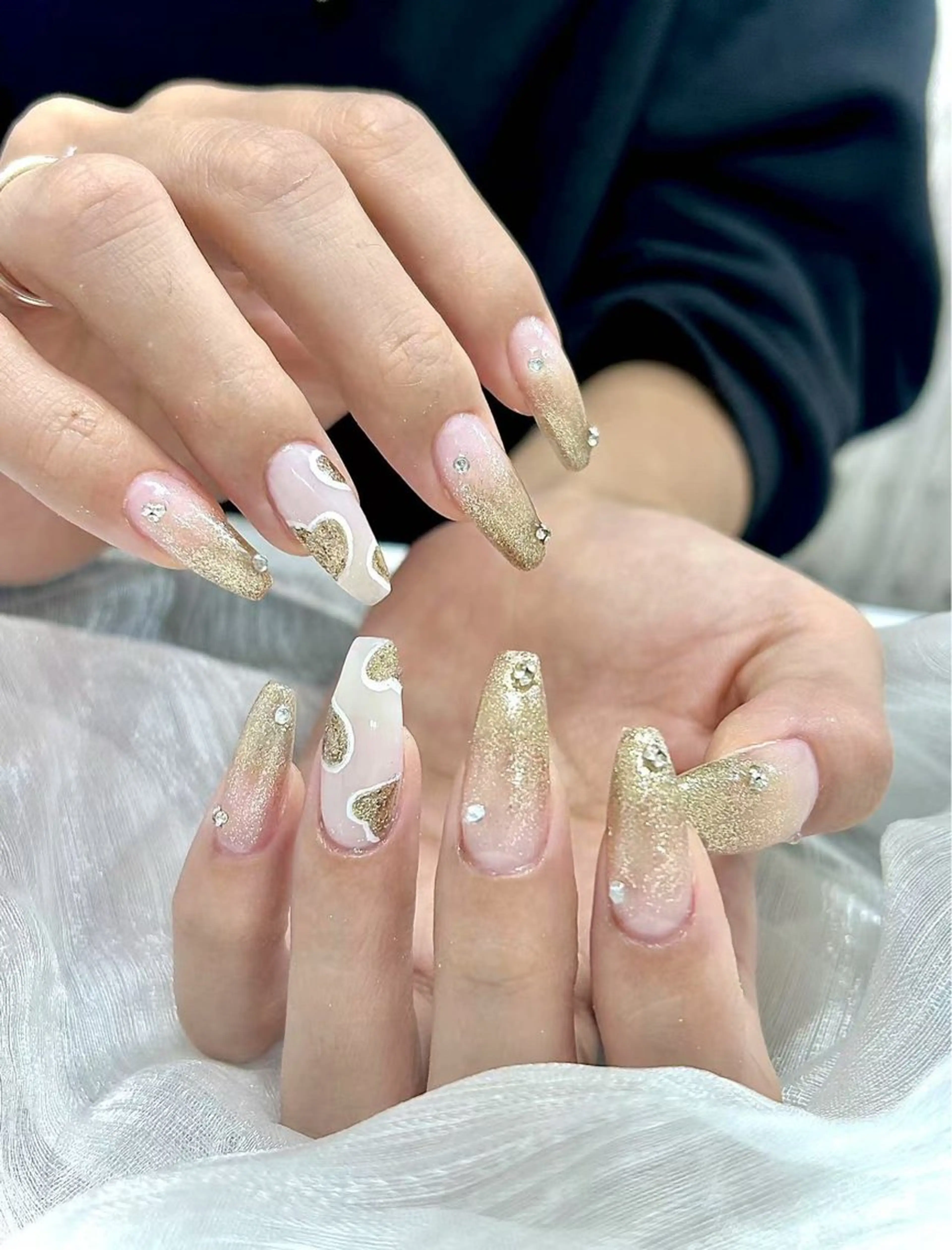 ネイル スカルプネイル シンプルネイル Lunailsalon所属・Lu nailsalonのネイルデザイン