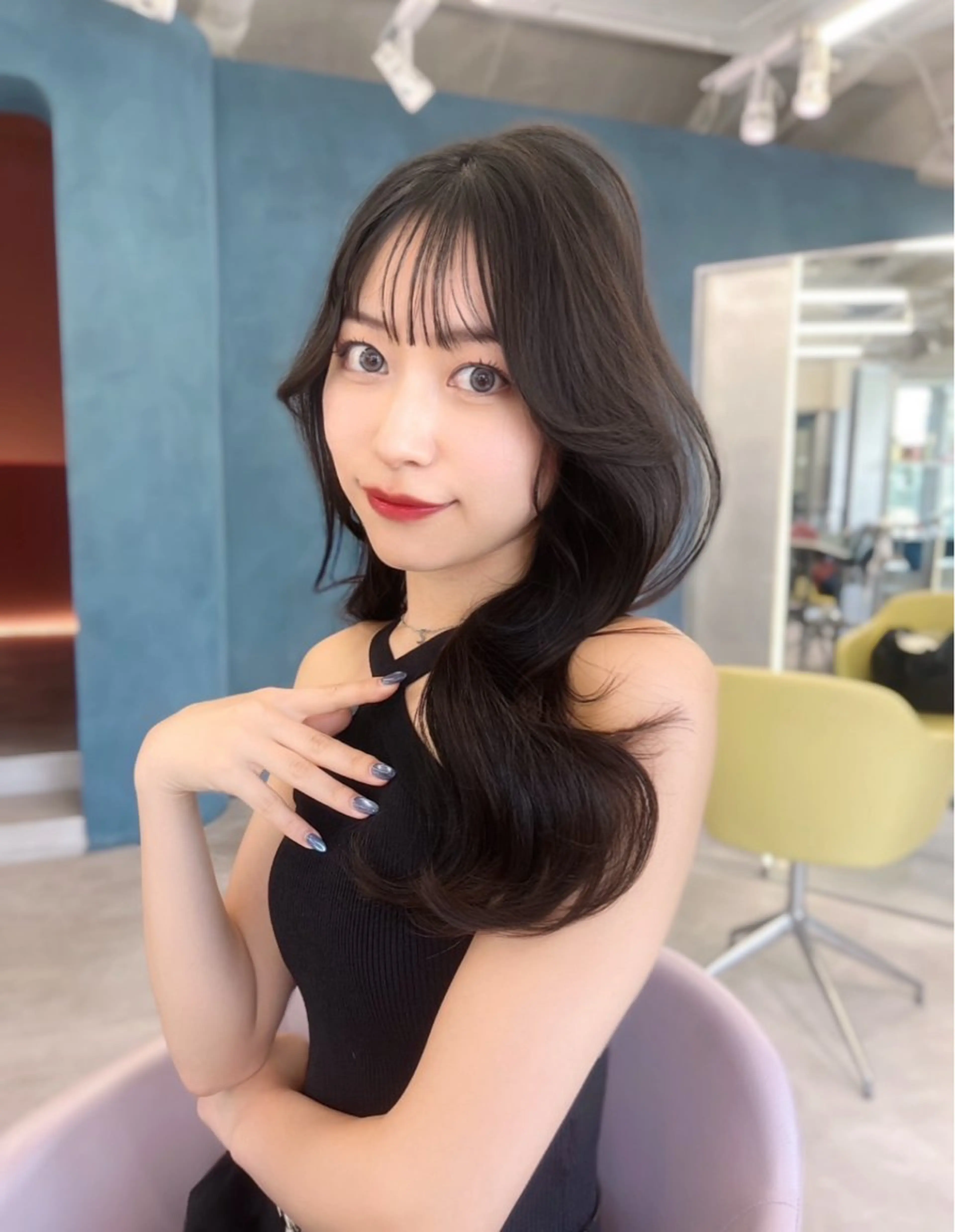 ロング カラー ヘアアレンジ カット ヘアカラー トリートメント 韓国レイヤー/ボブ 髪質改善/TAKAのヘアスタイル