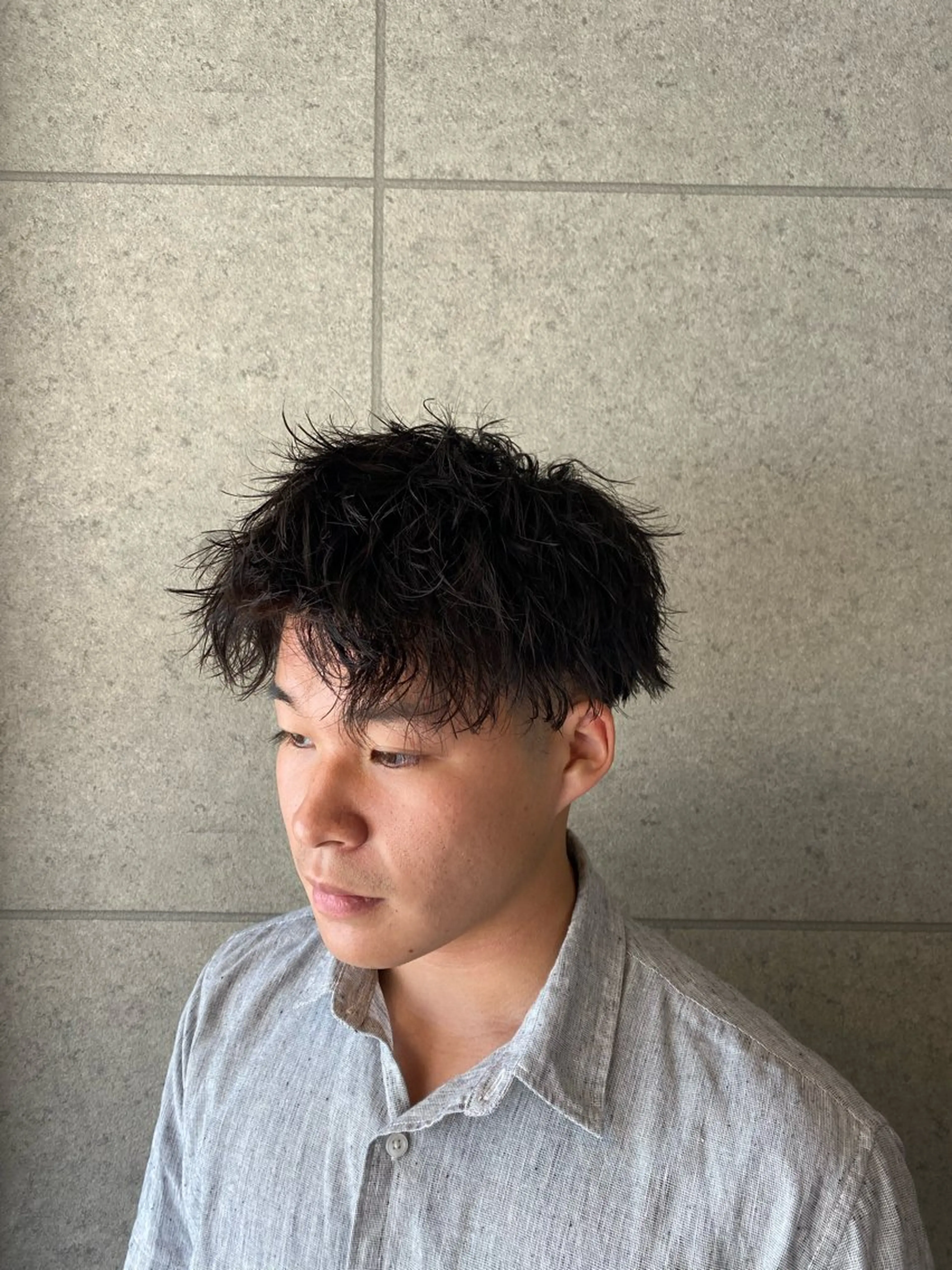 ショート メンズ 居原 凜太郎のヘアスタイル