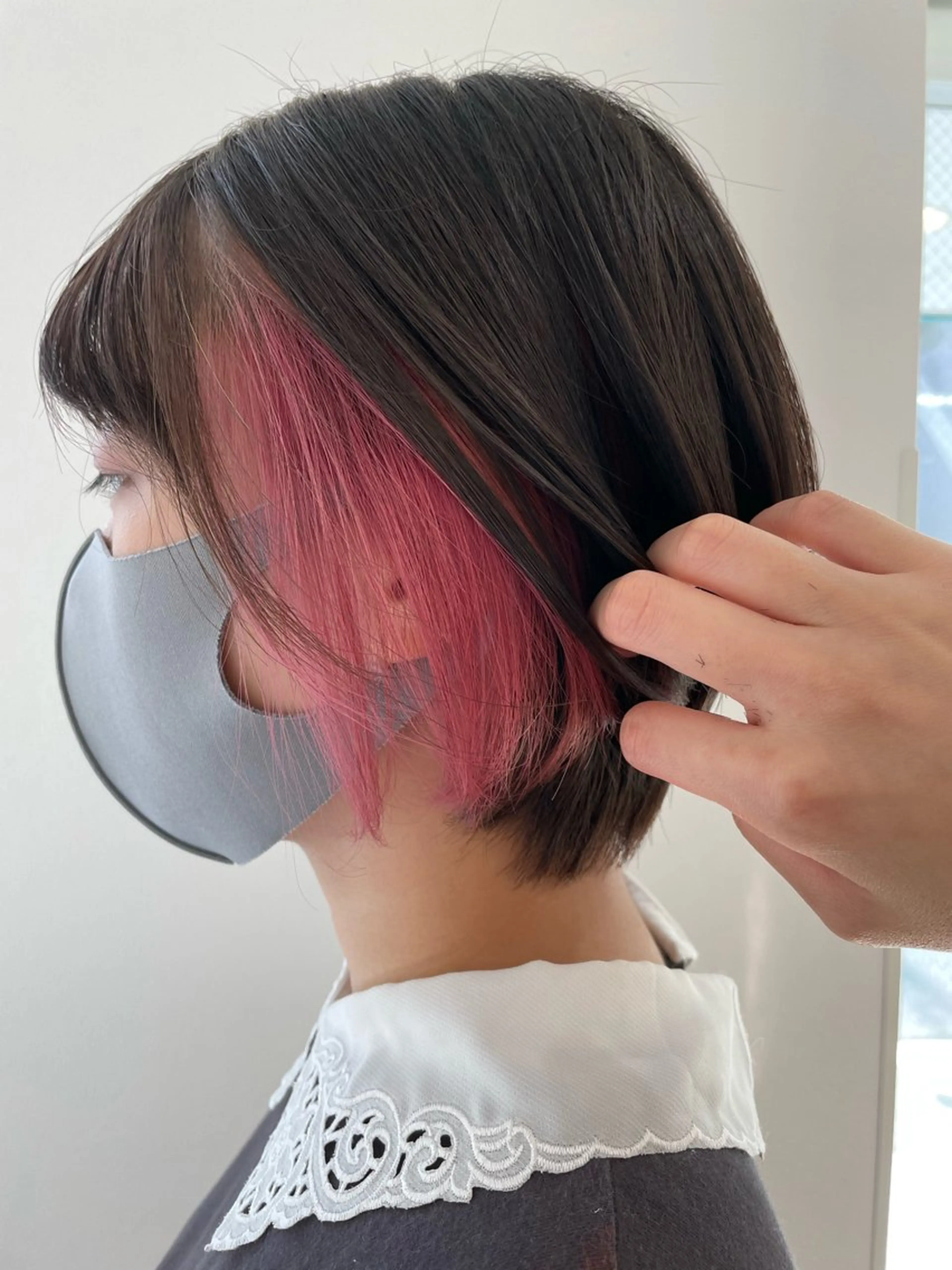 カラー イヤリングカラー ヘアカラー YUI /ハイトーンカラーのヘアスタイル