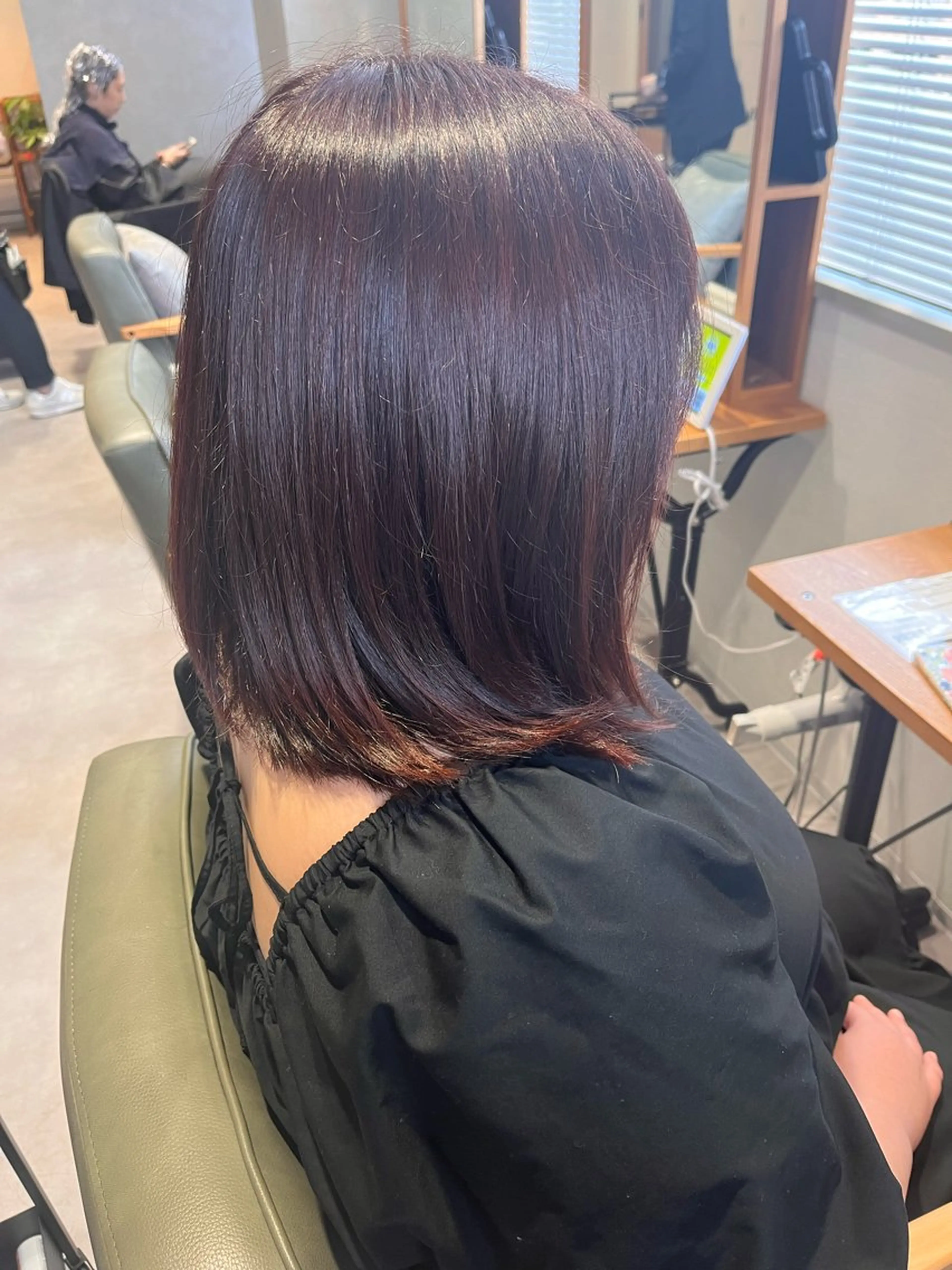 セミロング カラー マンツーマン美容師 🫧‪久保友華菜🫧のヘアスタイル