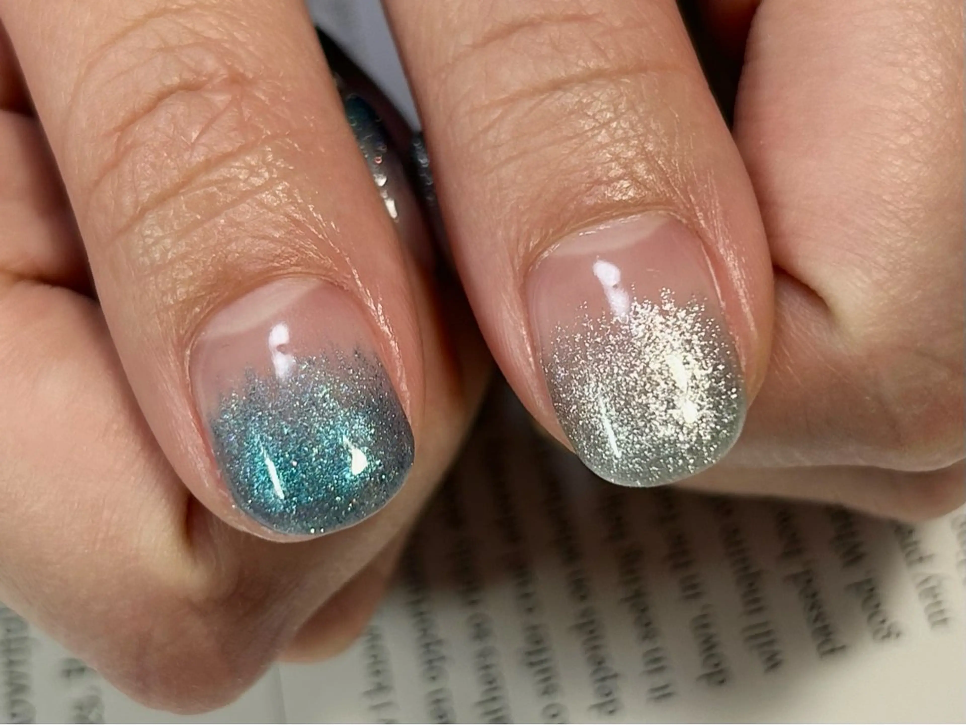 ネイル グラデーション マグネットネイル kurumi nail/eyeのネイルデザイン