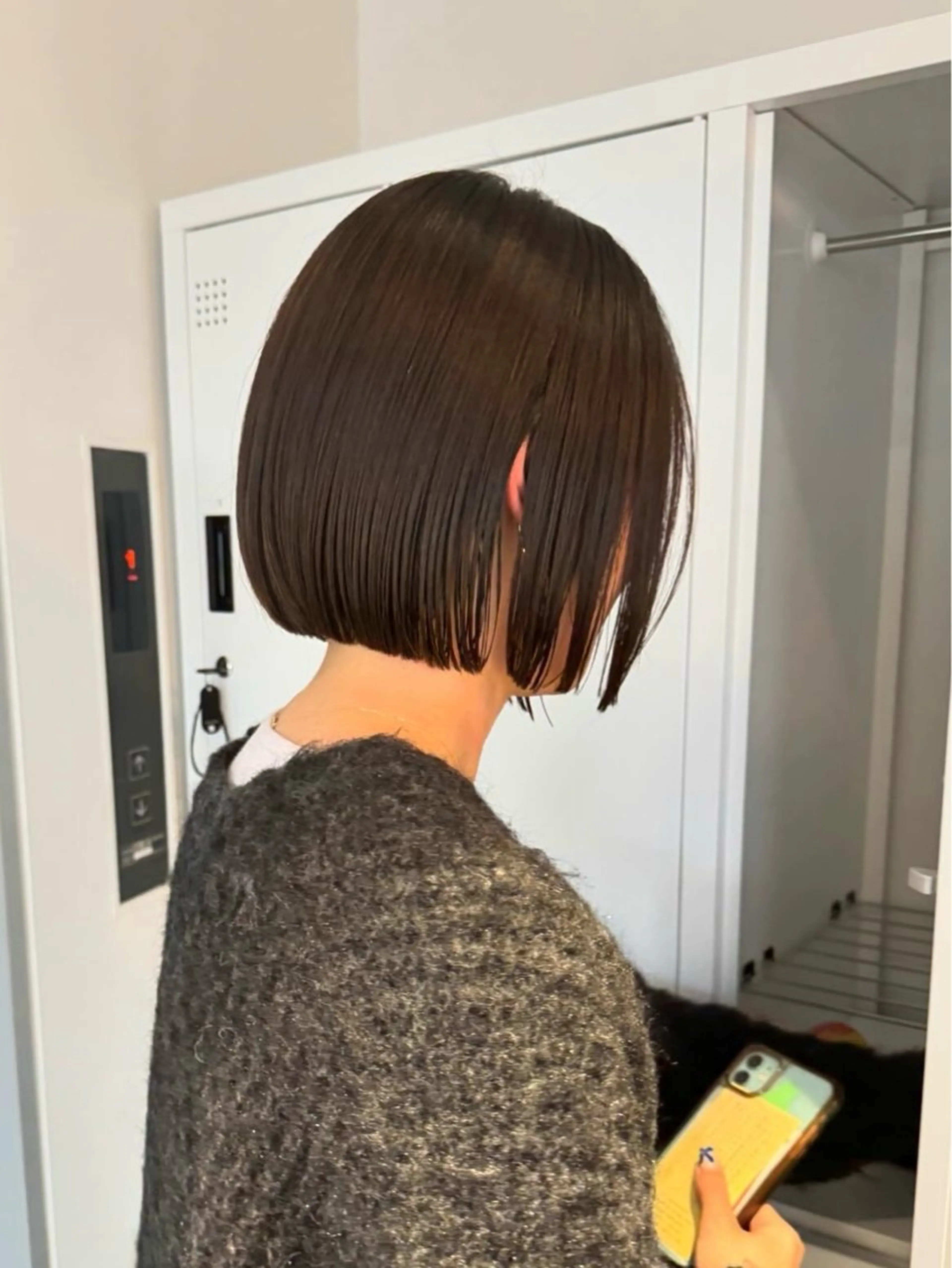 ショート カラー カット ヘアカラー トリートメント 縮毛矯正/ボブ 新宿/ショート/航輝のヘアスタイル